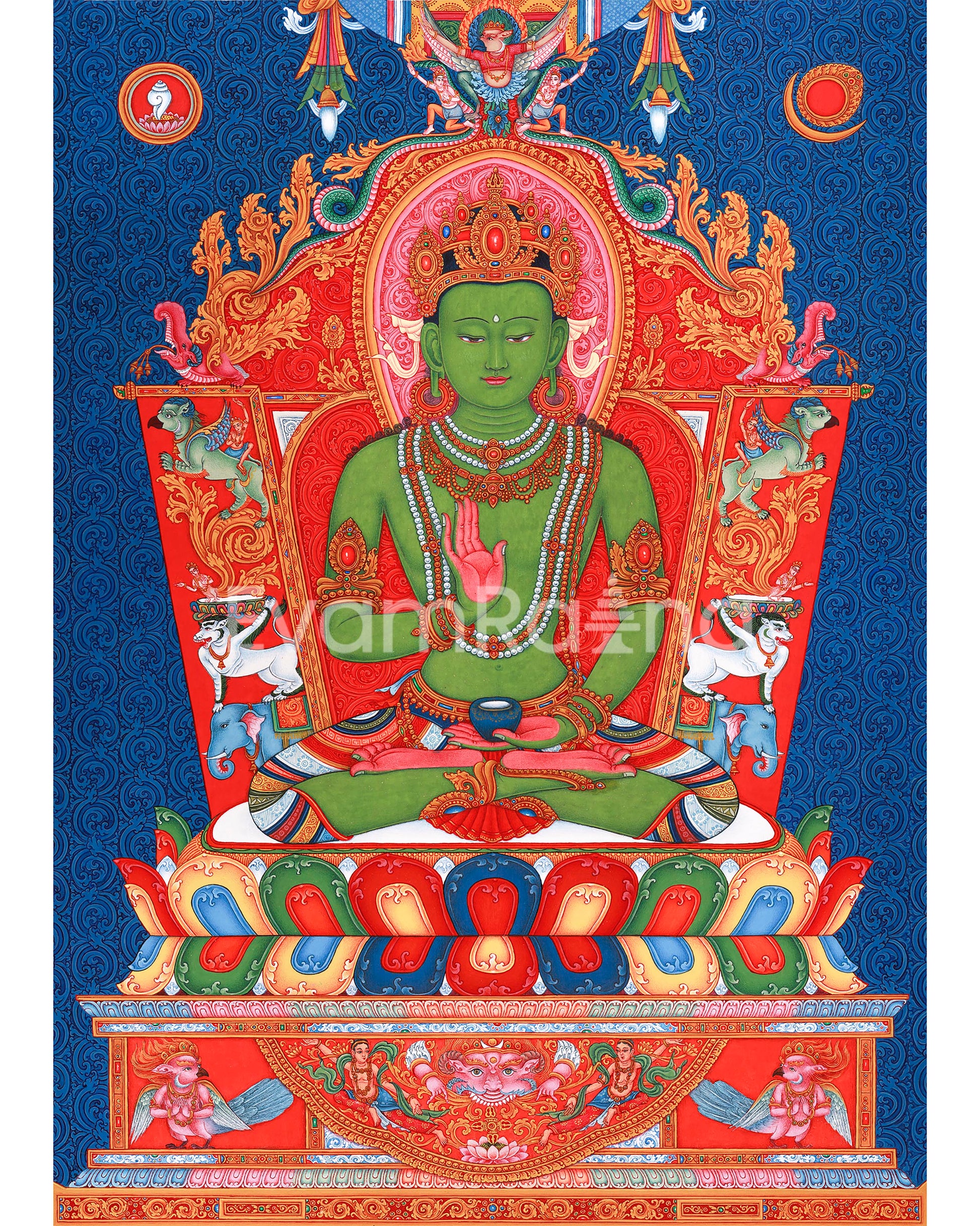 amoghasiddhi-buddha-thangka-print