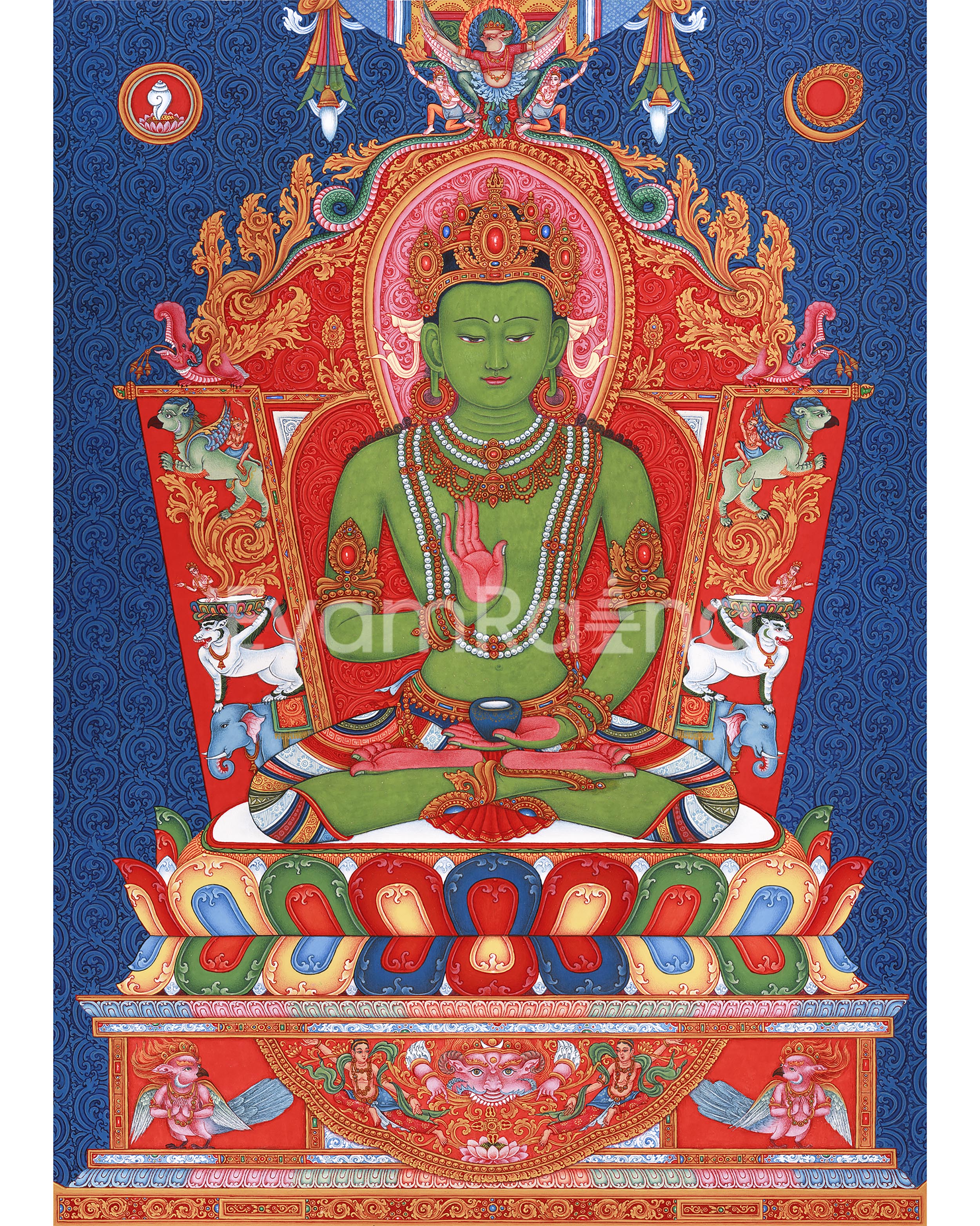 amoghasiddhi-buddha-thangka-print