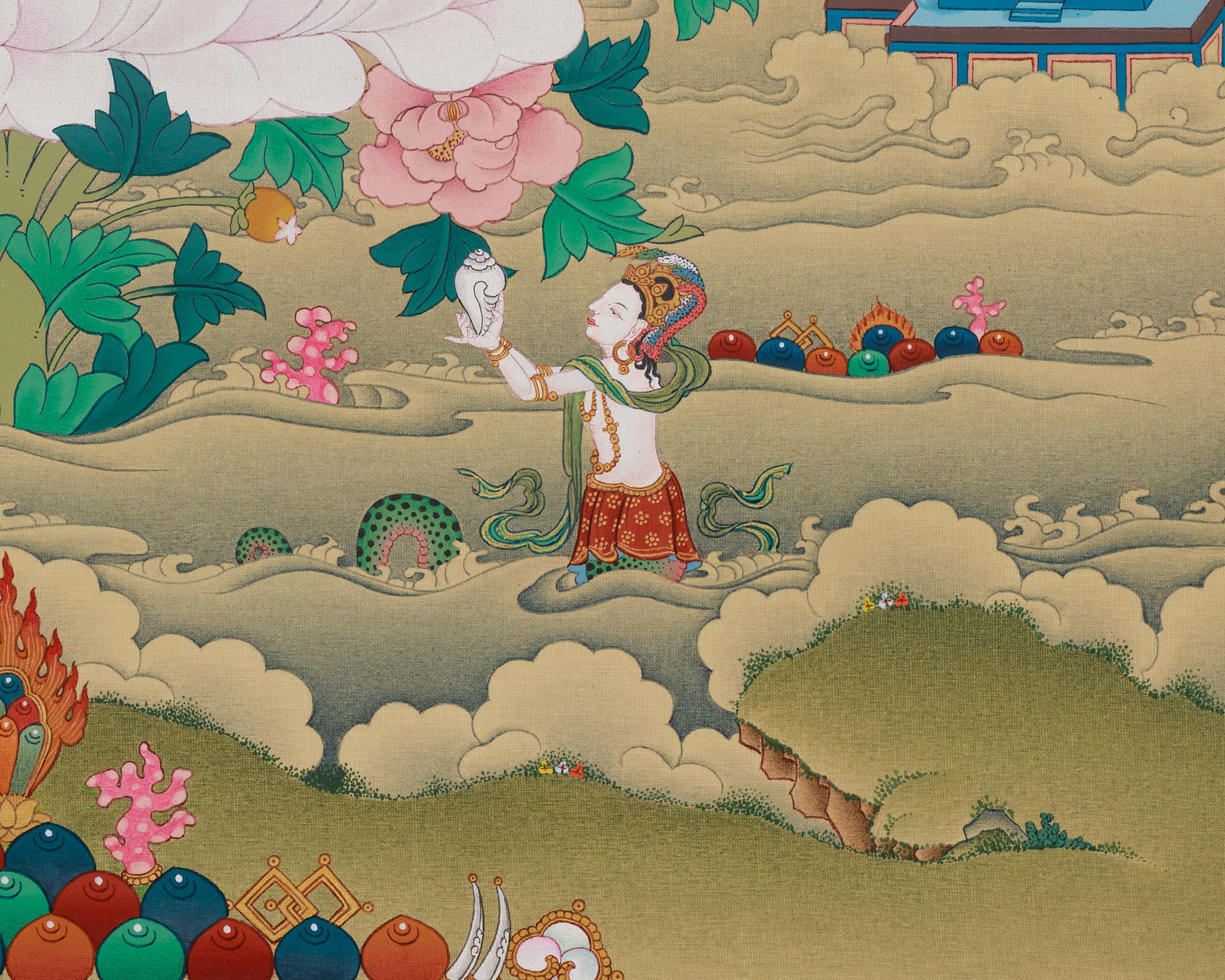 Long Life Deity White Tara Goddess Art | The Embodiment of Compassion