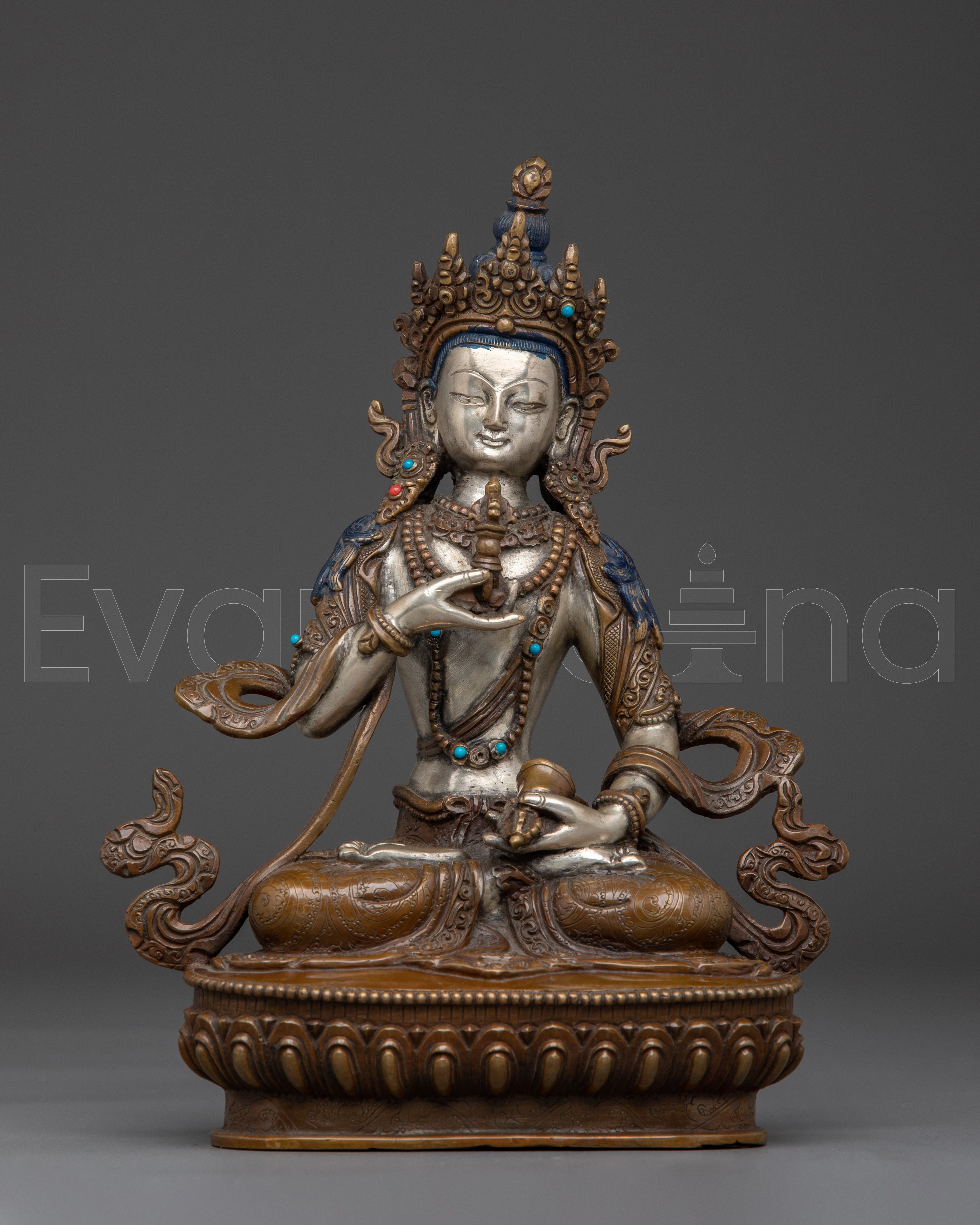 Copper Buddhist Artwork of Vajrasattva | Symbol of Purification and Inner Clarity