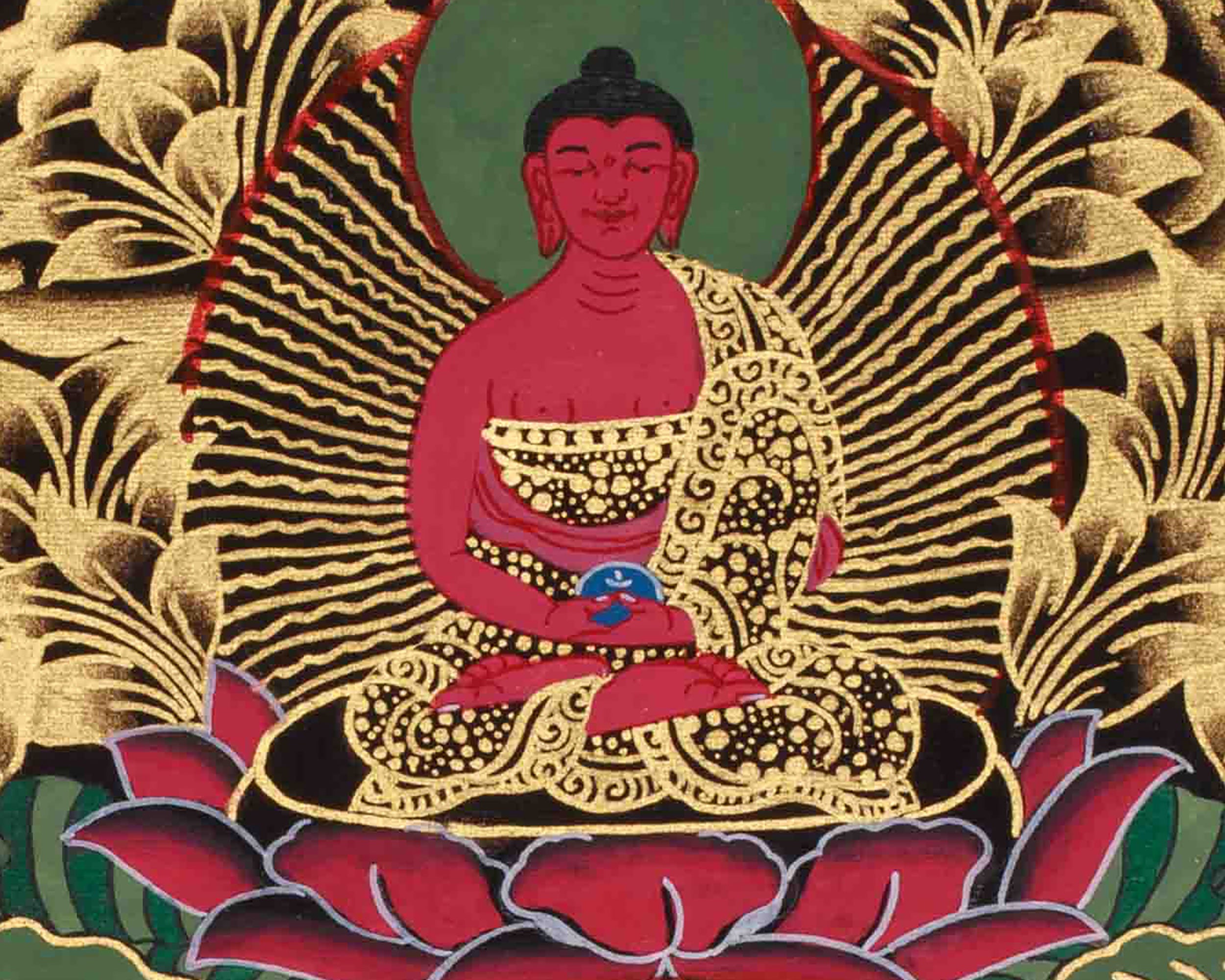 Manjushri Bodhisattva of Wisdom Art | Traditional Artwork