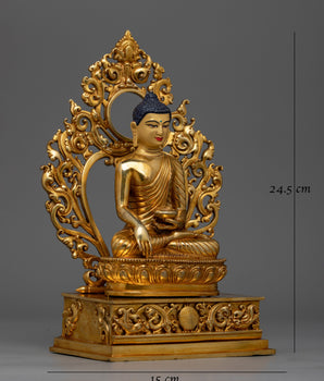 Shakyamuni Buddha Statue Handcrafted in Nepal | Symbol of Awaken One