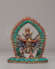Buddhist Tantric Hevajra Statue 
