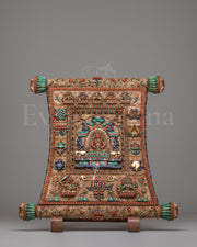 Exclusive Himalayan Metal Thangka 