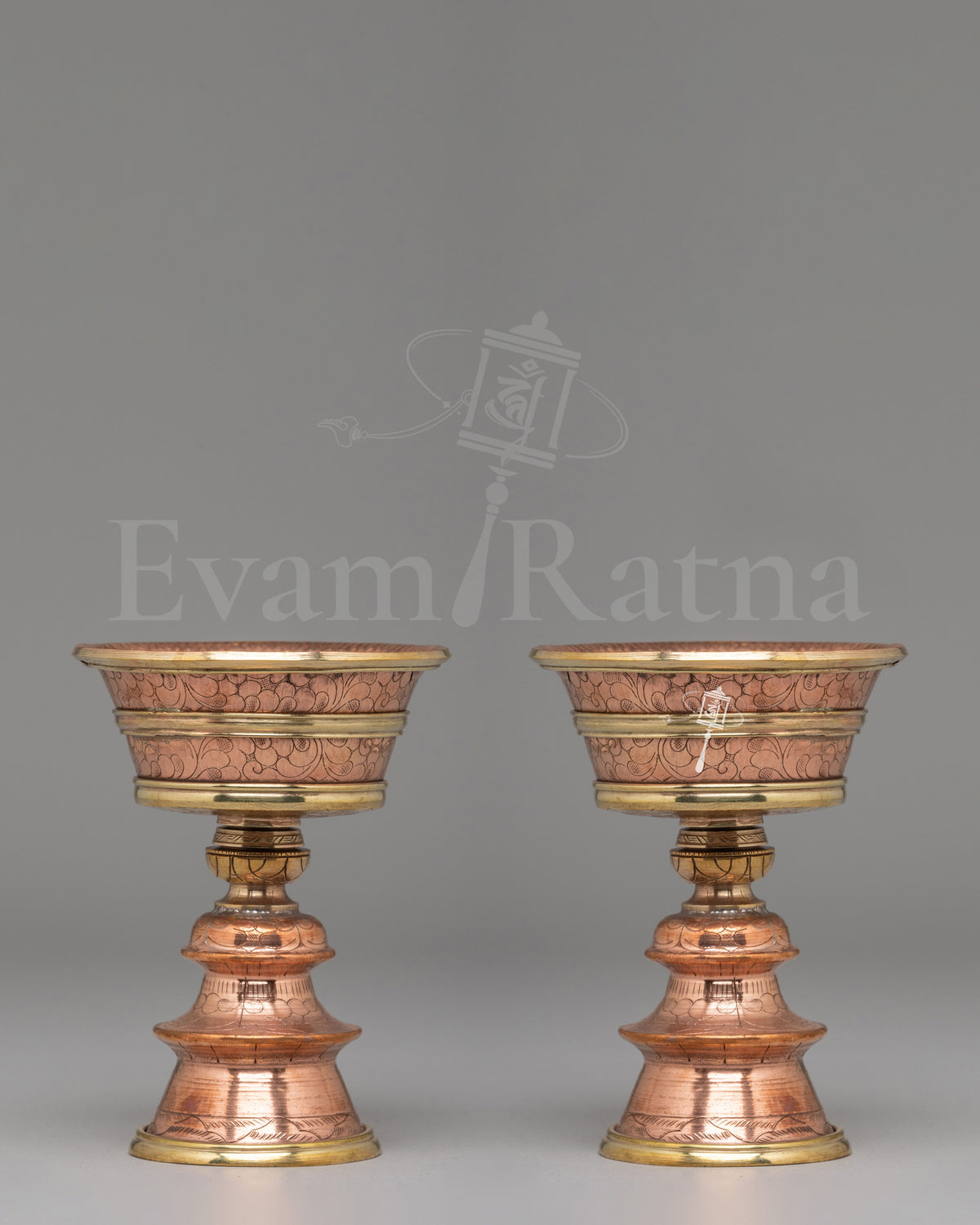 Buddhist Offering Butter Lamp Set 