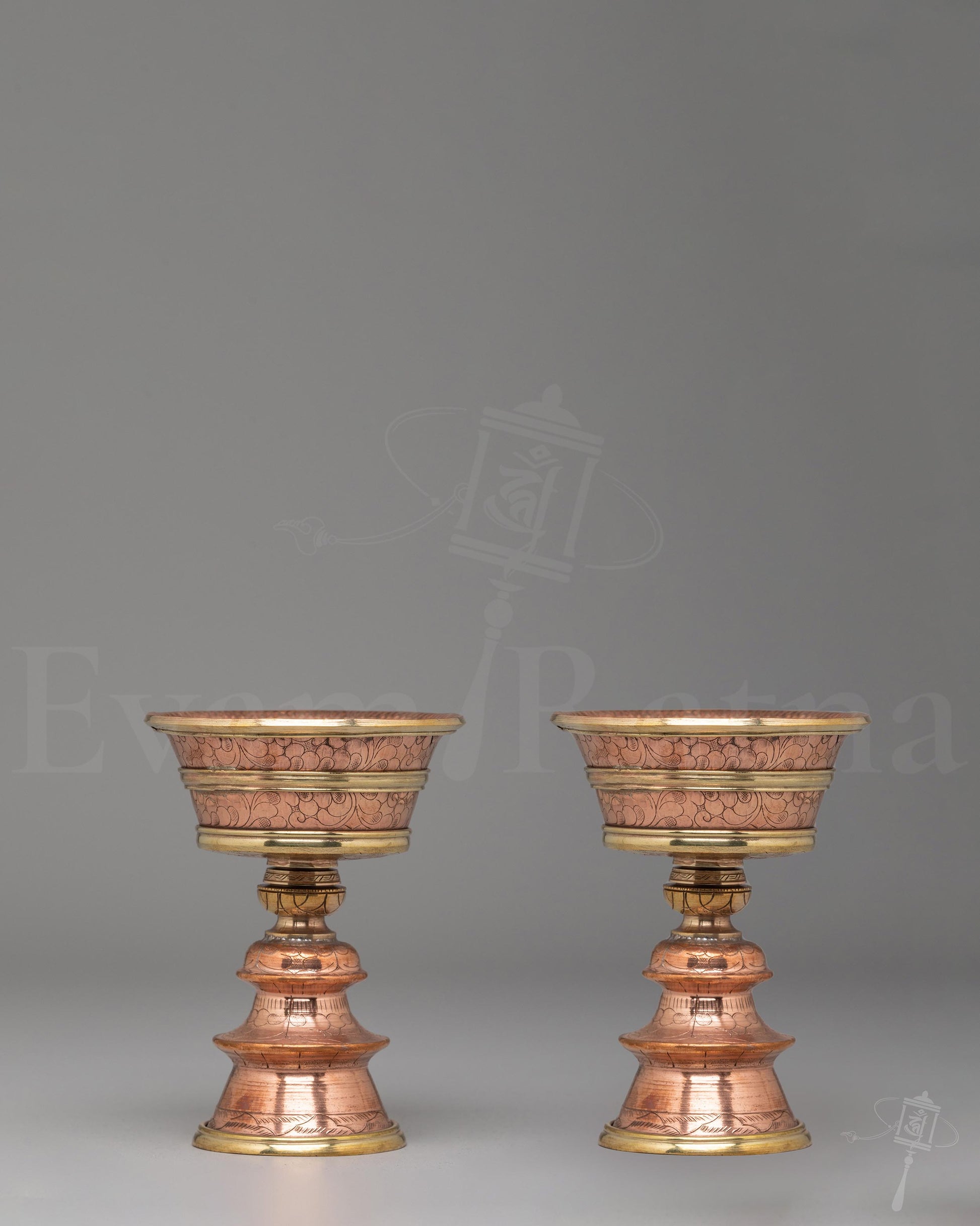 Buddhist Offering Butter Lamp Set