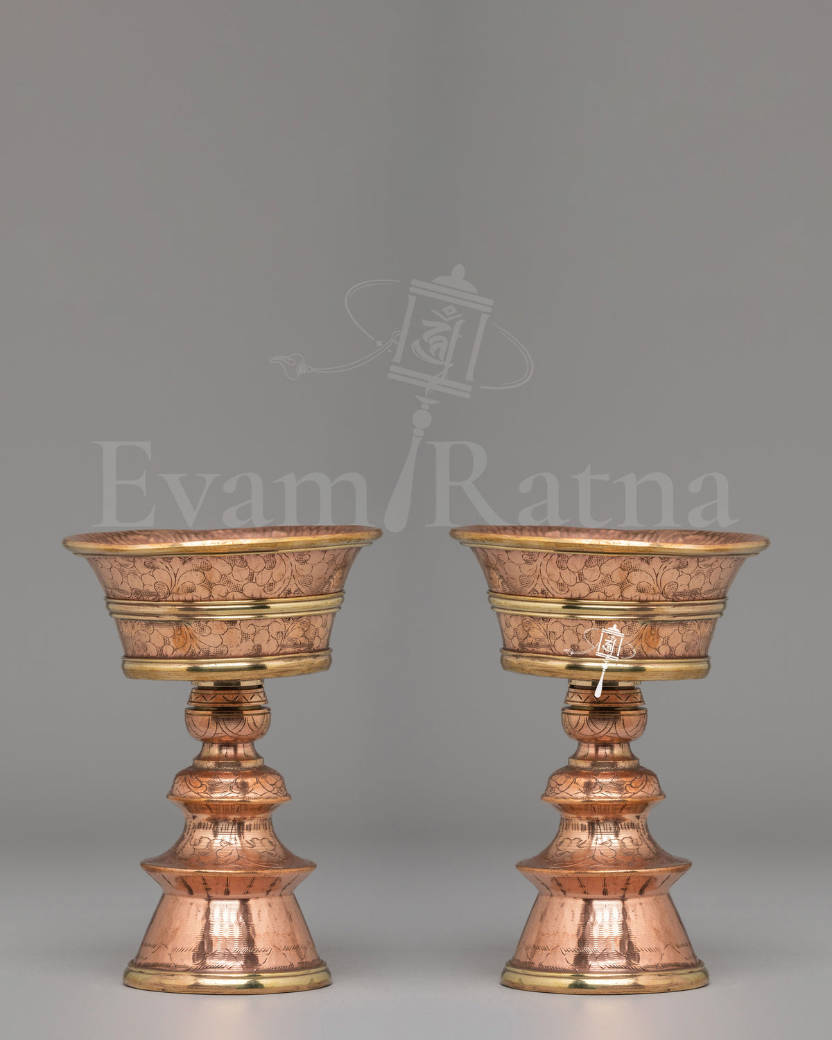 Handcrafted Ritual Butter Lamp Set 