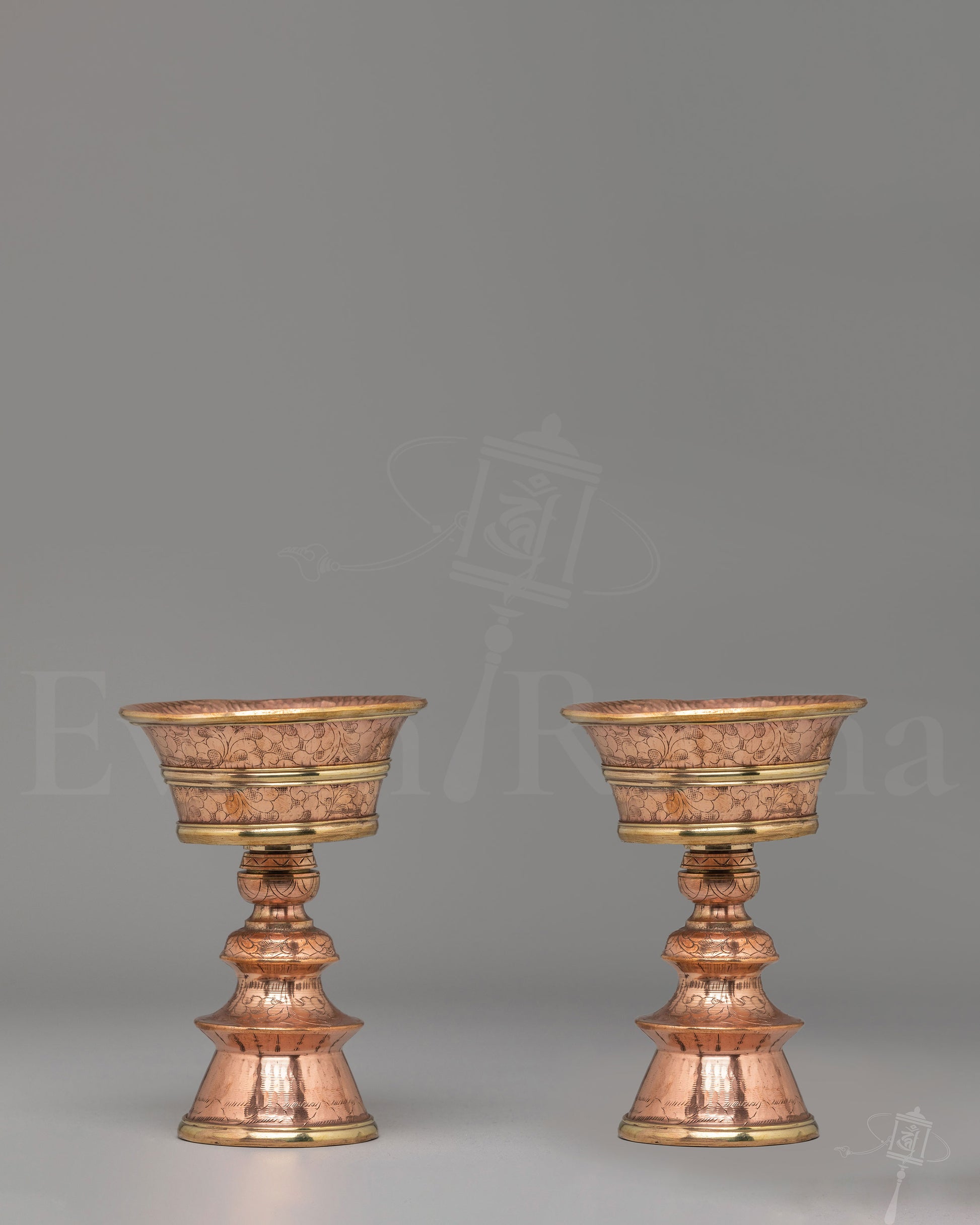 Handcrafted Ritual Butter Lamp Set 
