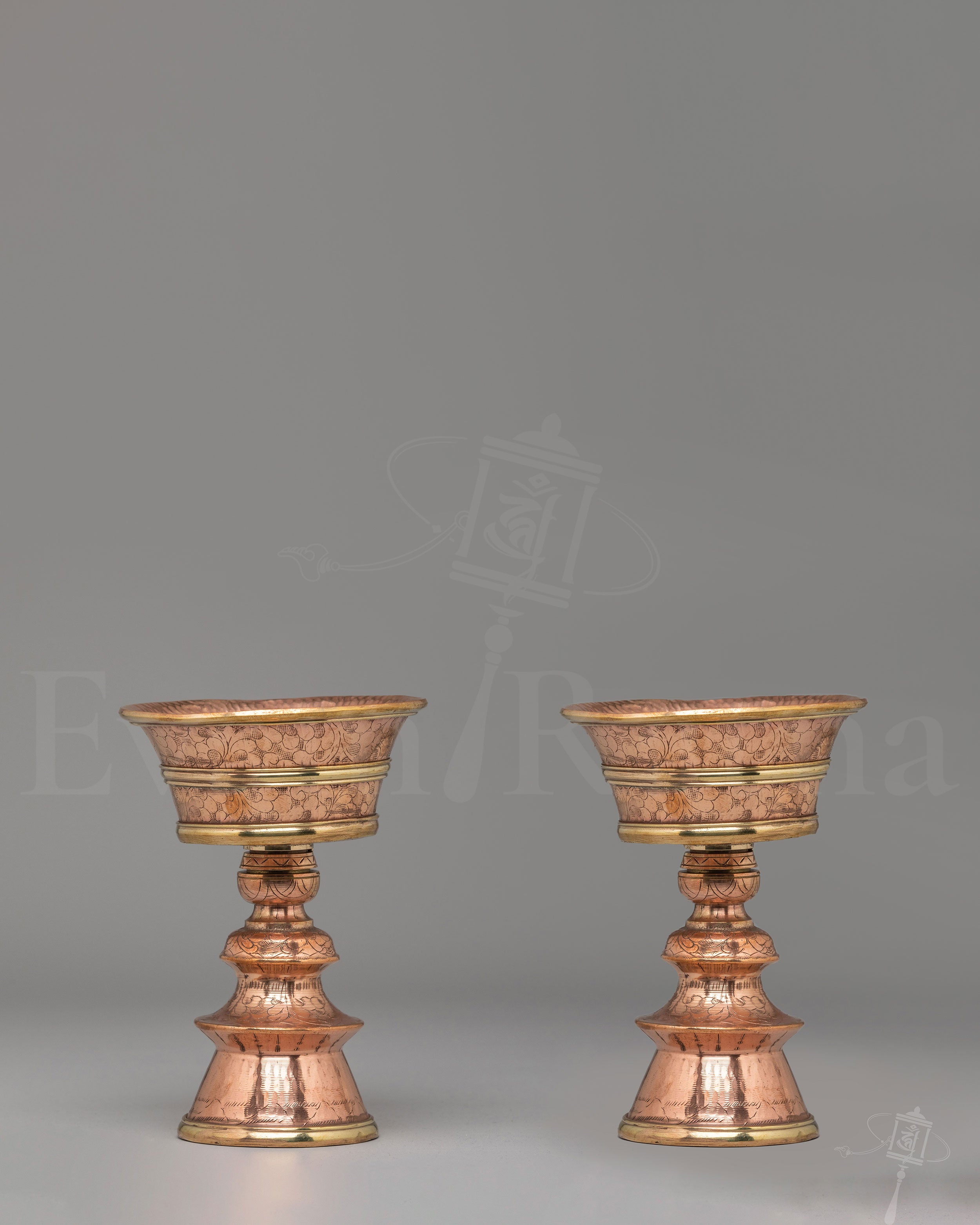 Handcrafted Ritual Butter Lamp Set 