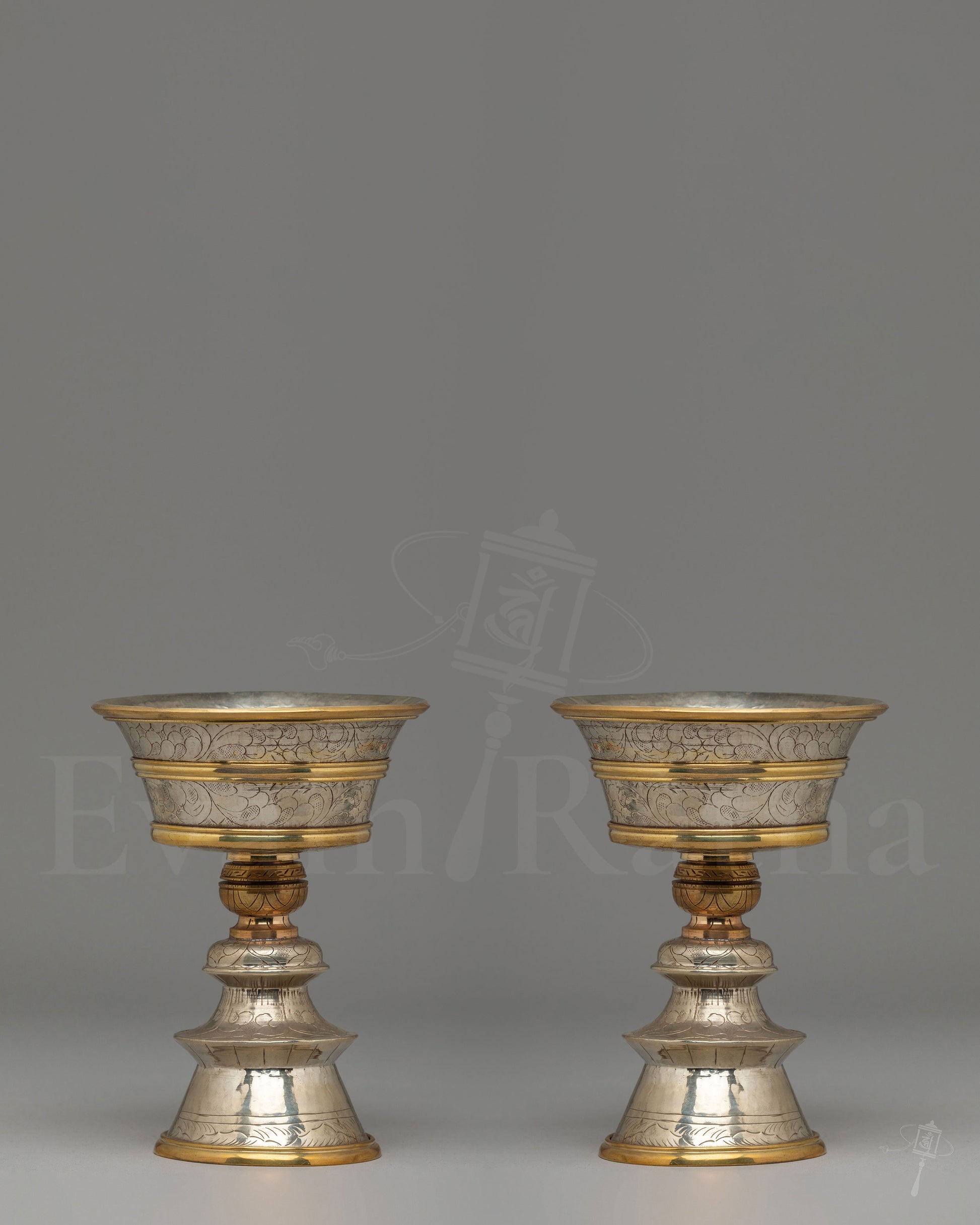 Buddhist Light Offering Lamp Set 