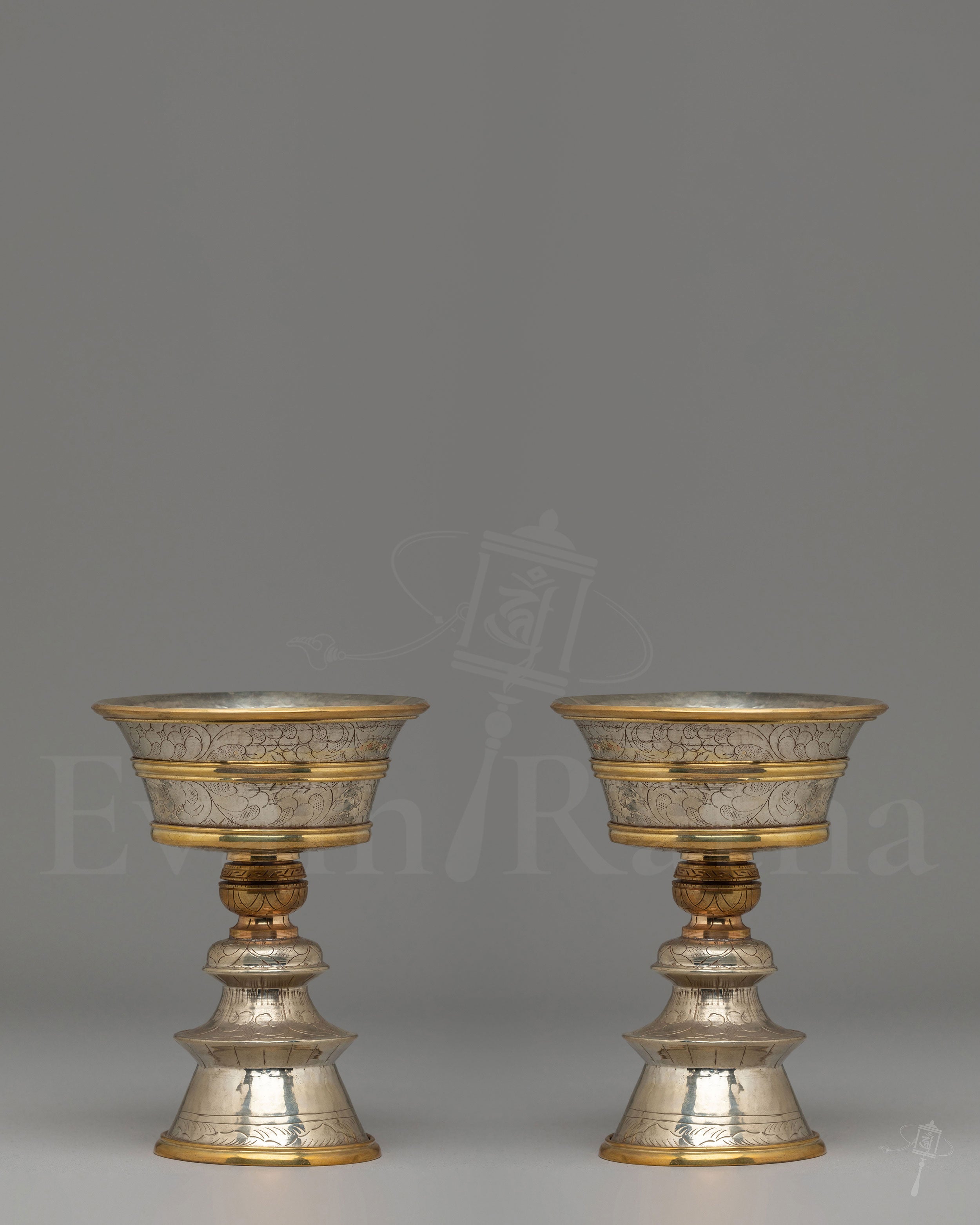 Buddhist Light Offering Lamp Set 