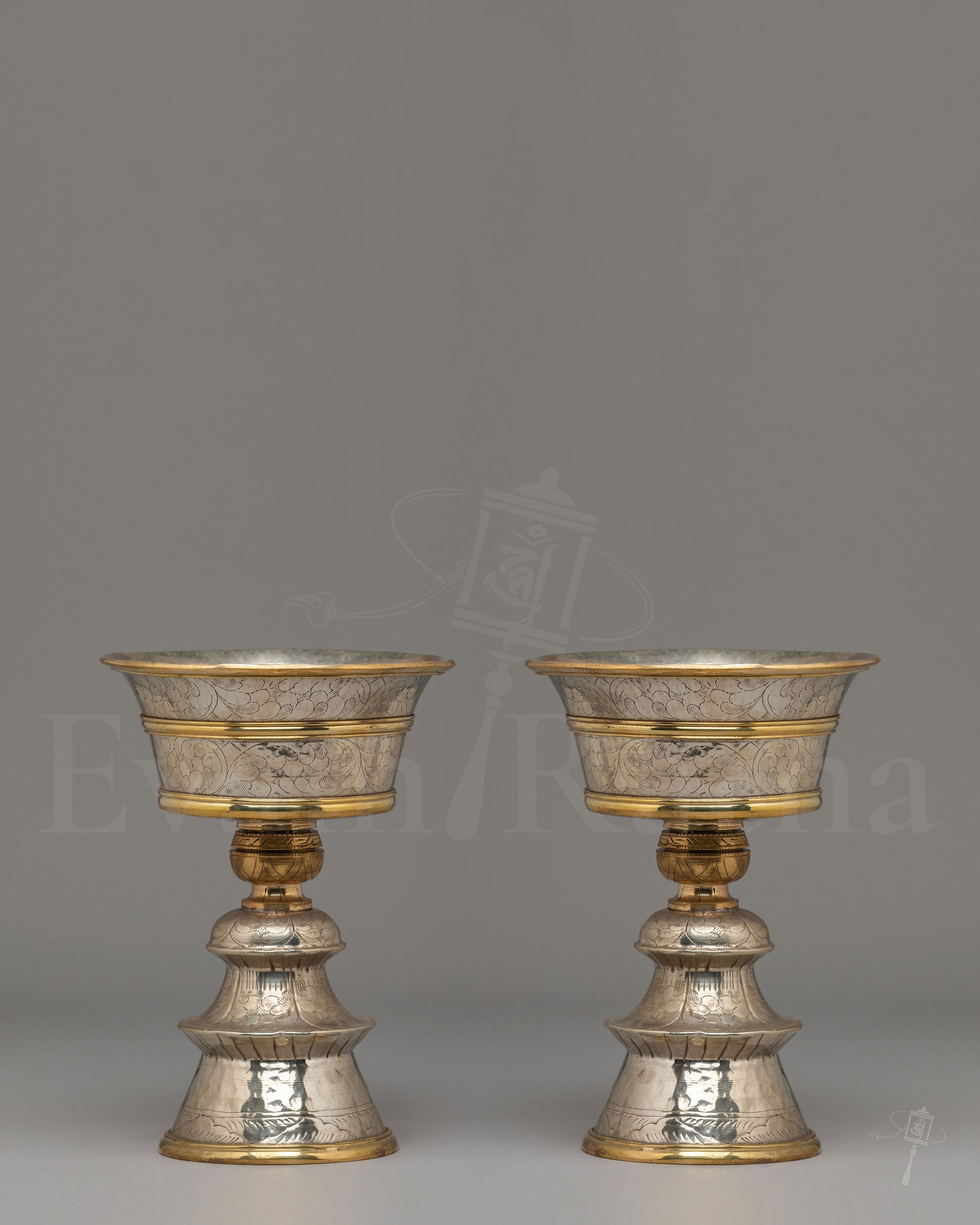 Vajrayana Altar Butter Lamp Set