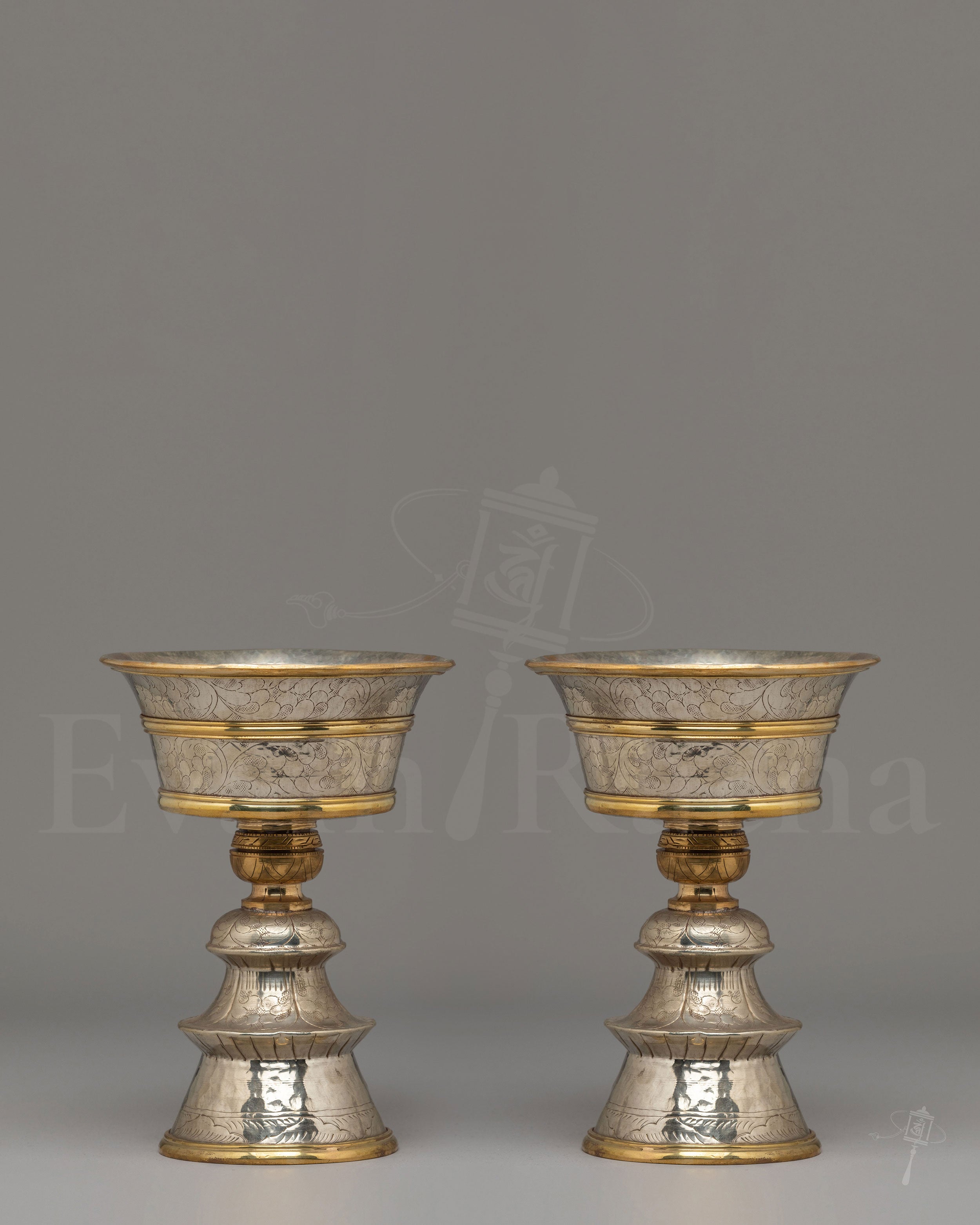 Vajrayana Altar Butter Lamp Set