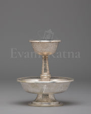 Silver Plated Serkyem Offering Set