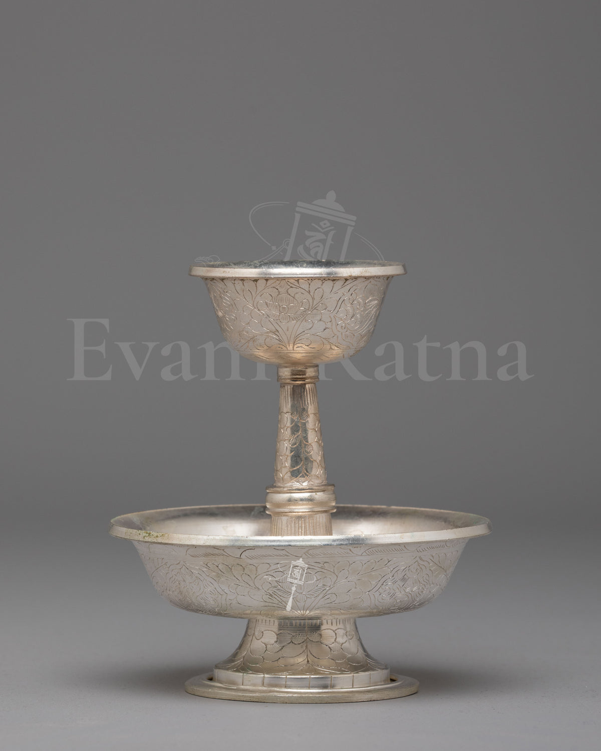 Silver Plated Serkyem Offering Set