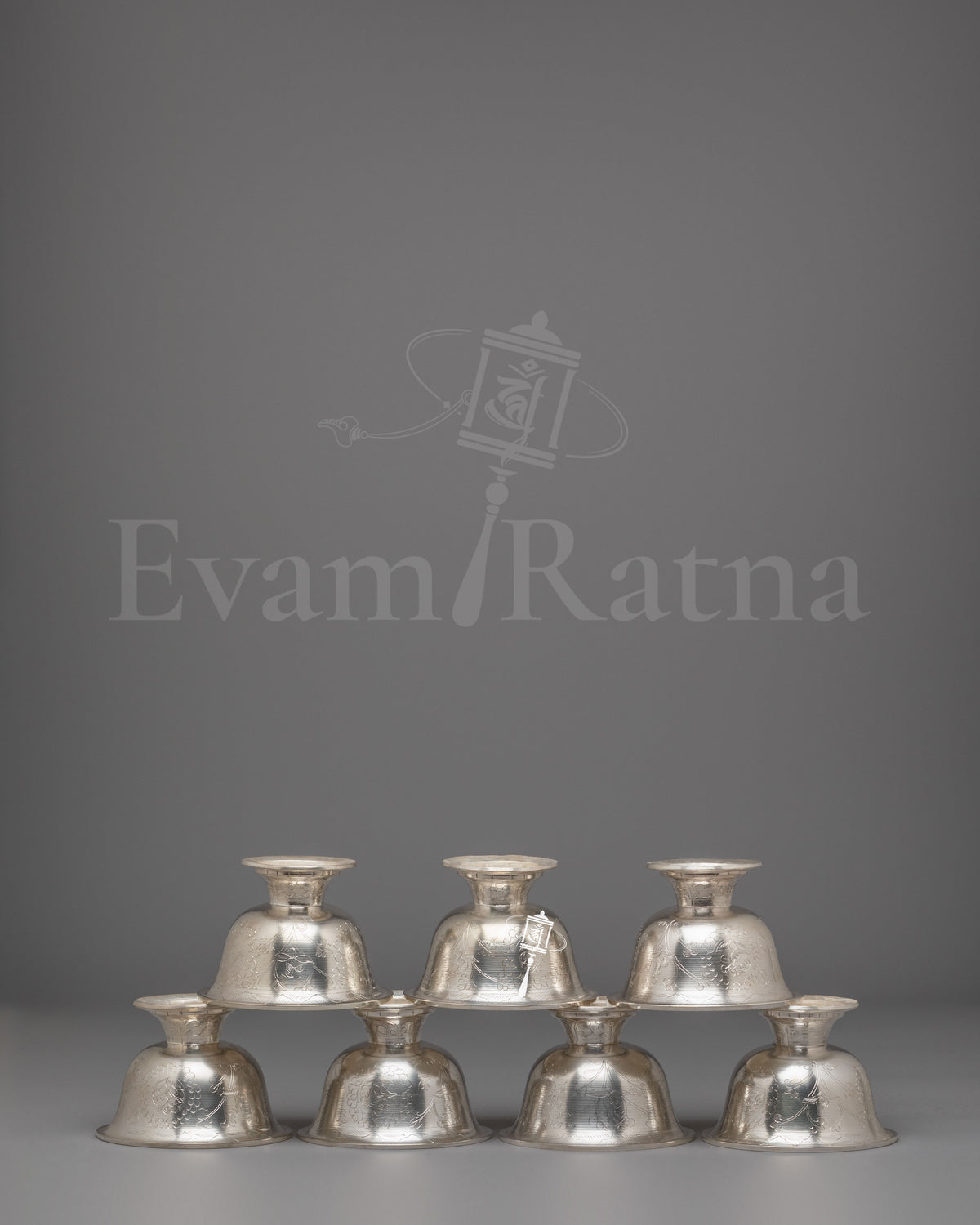 Himalayan Buddhist Offering Bowl Set 
