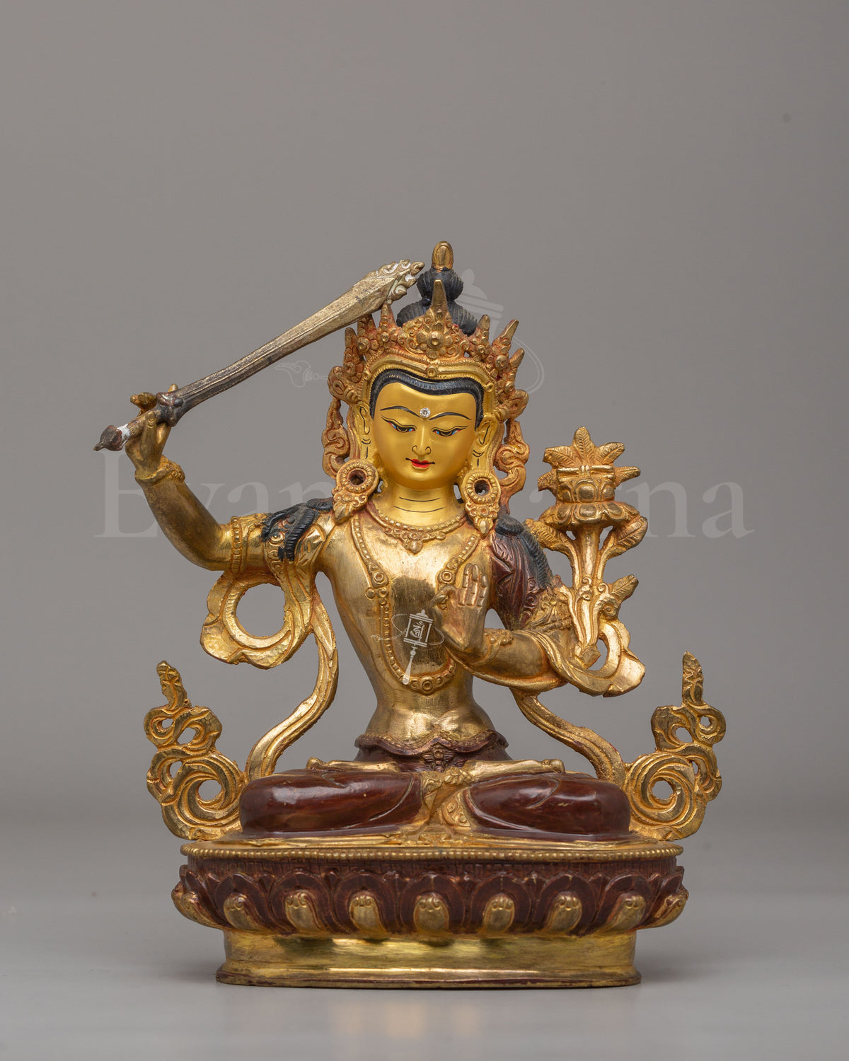 Sacred Wisdom Buddha Manjushri Statue