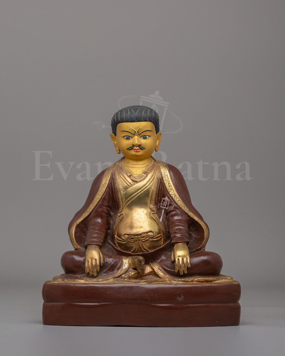 Buddhist Kagyu Master Marpha Sculpture 