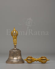 Handcrafted Vajra and Bell Set 