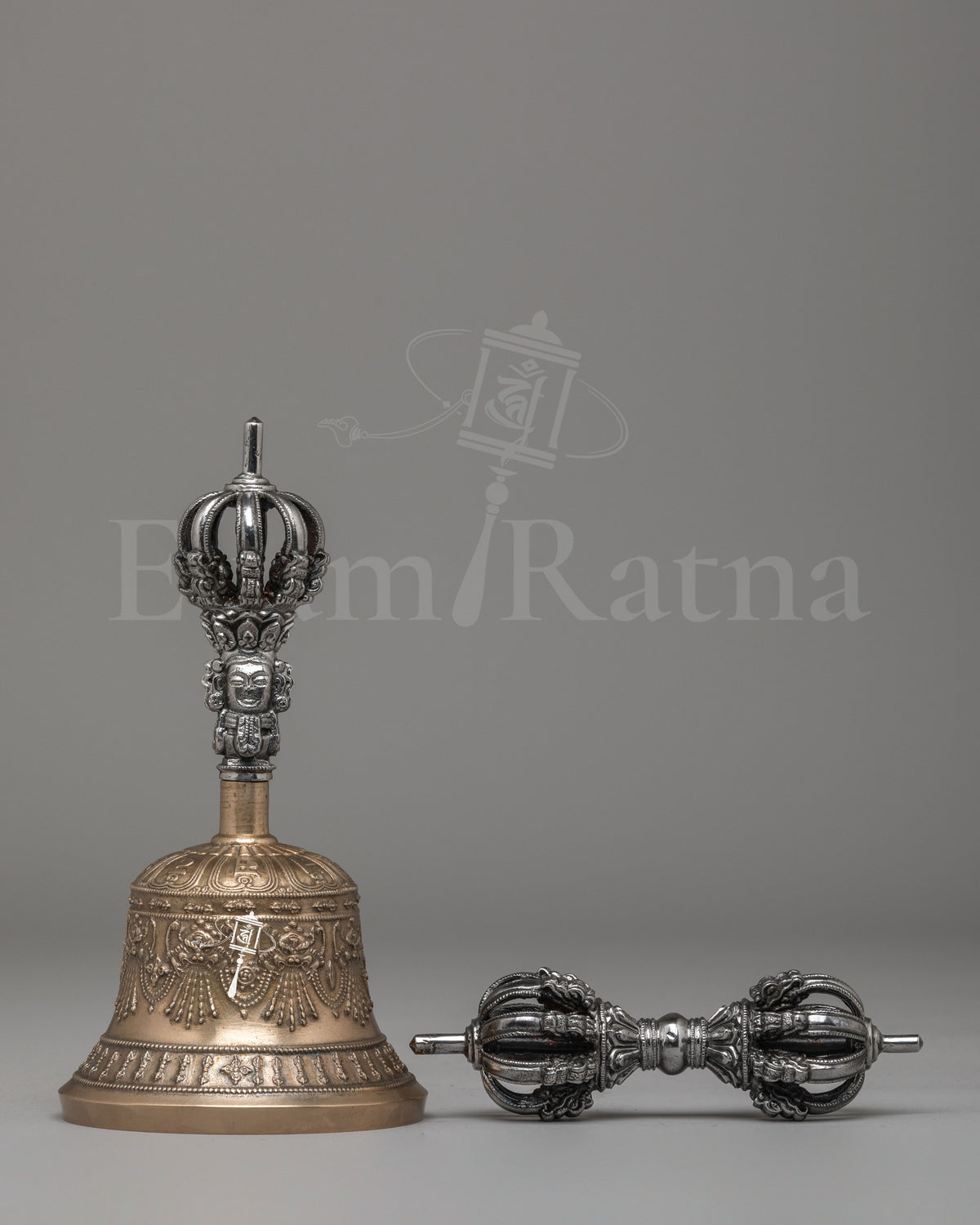 Handmade Ritual Dorje and Bell Set 