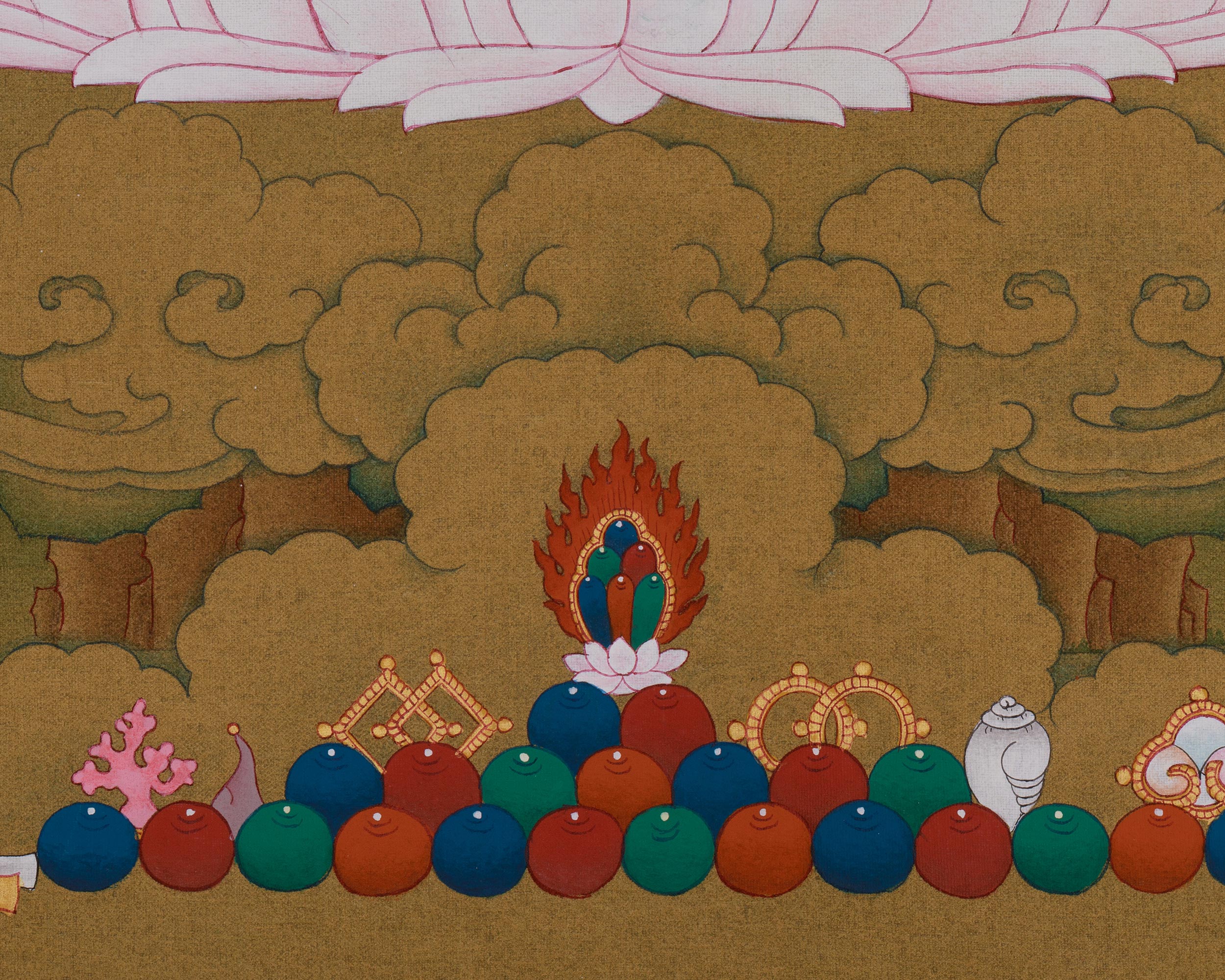 Tibetan Chenrezig Art | The Bodhisattva of Compassion | Spiritual Guidance