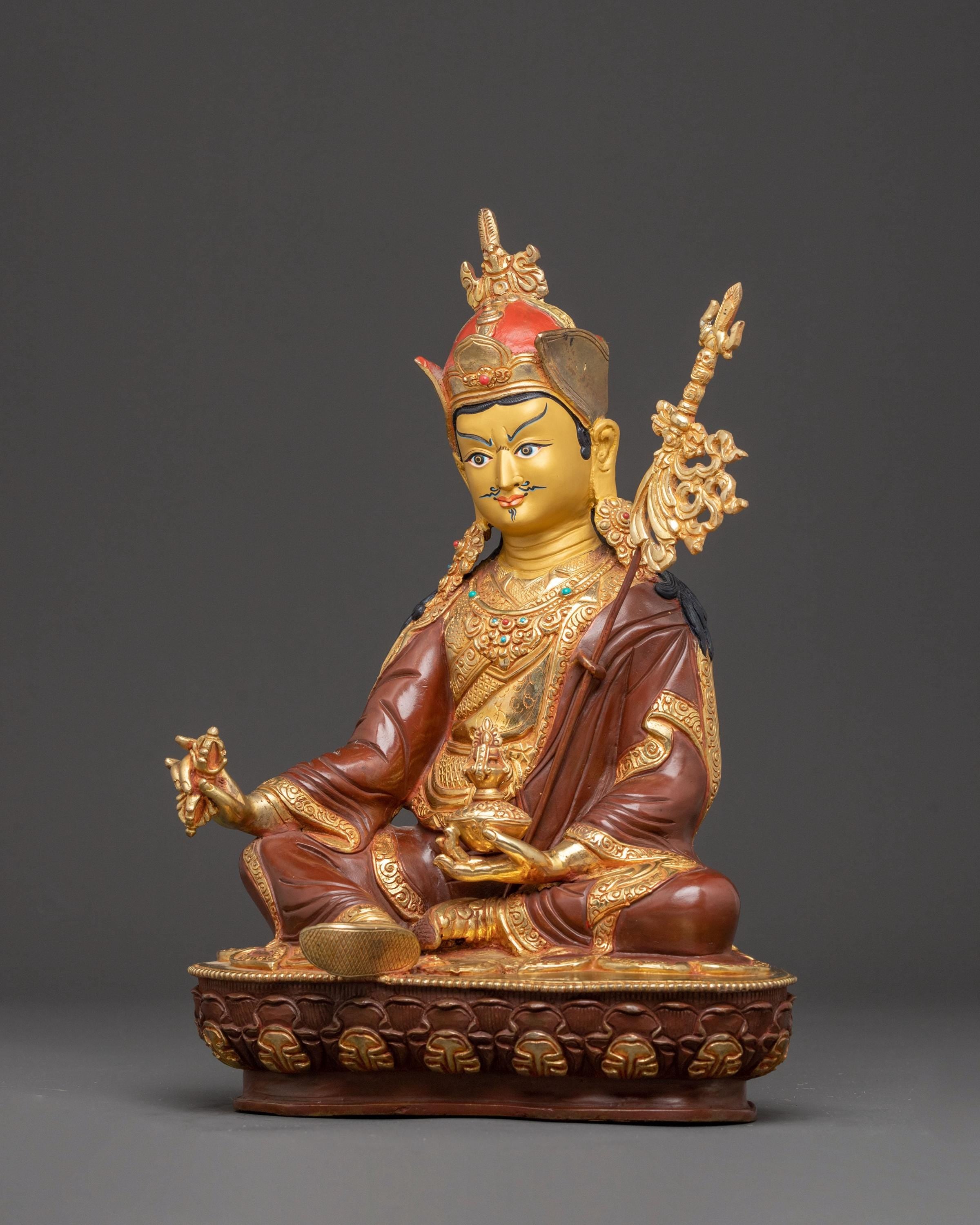 Handmade Master Padmasambhava Statue | Lotus Born Guru Rinpoche