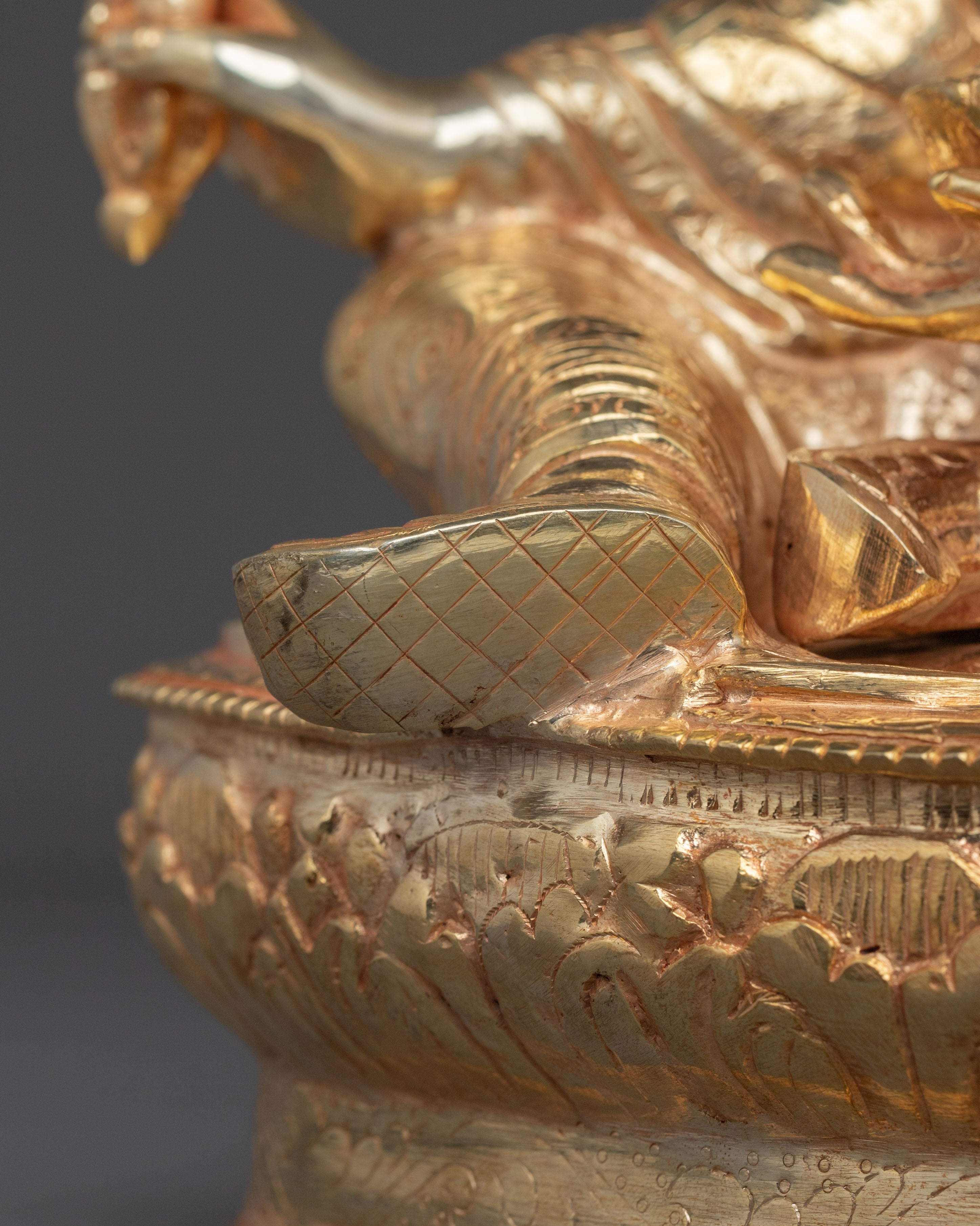 Handcrafted Spiritual Guru Rinpoche Statue | Sacred Home Decor
