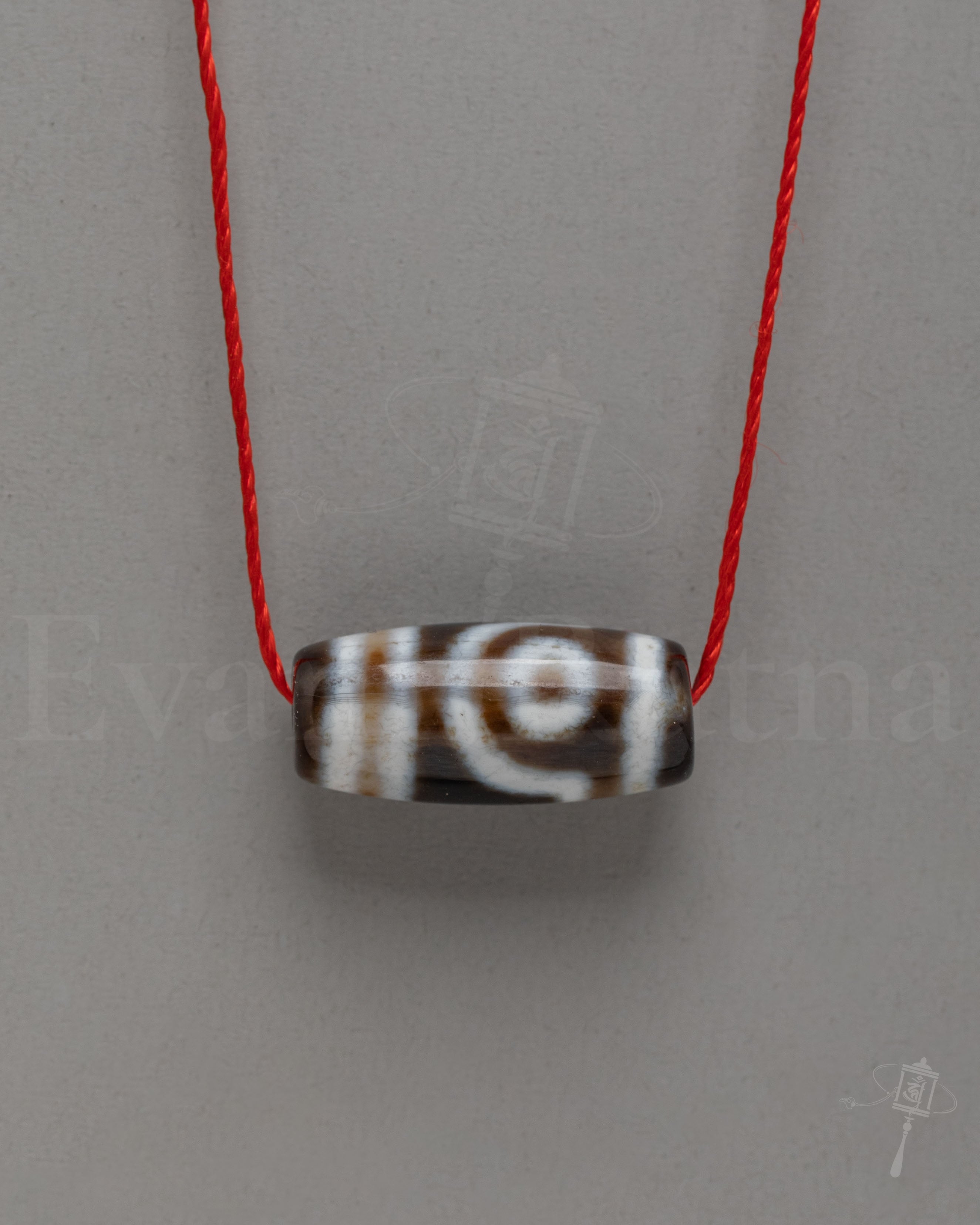 Tibetan Shrine Locket | Sacred Dzi Bead Spiritual Amulet