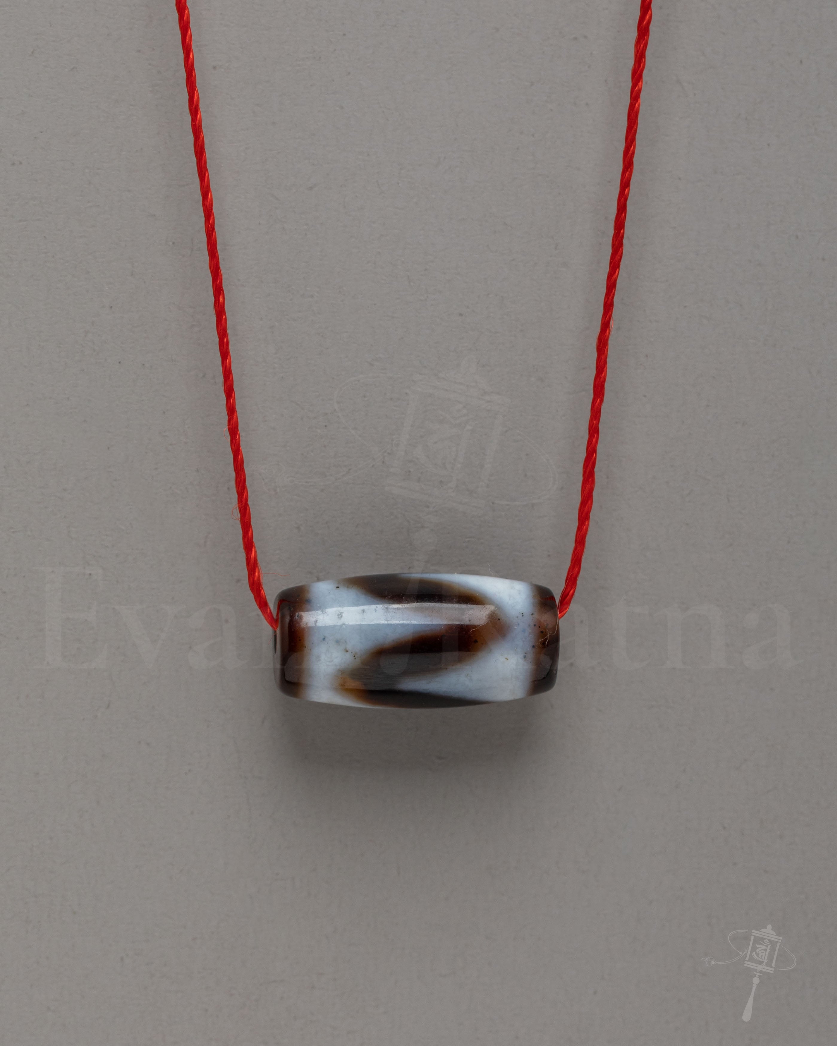 Tibetan Shrine Locket | Sacred Dzi Bead Spiritual Amulet