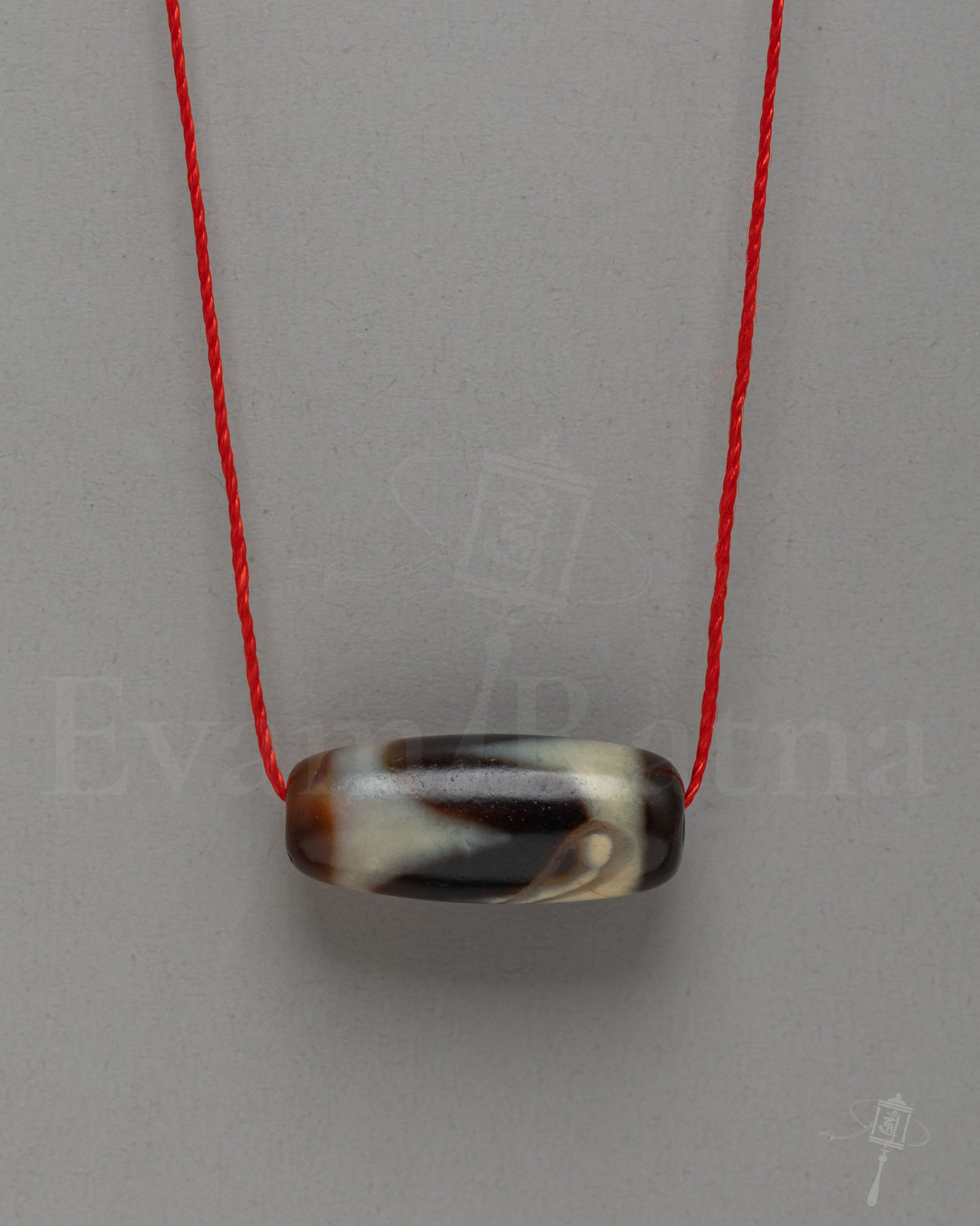 Tibetan Shrine Locket | Sacred Dzi Bead Spiritual Amulet