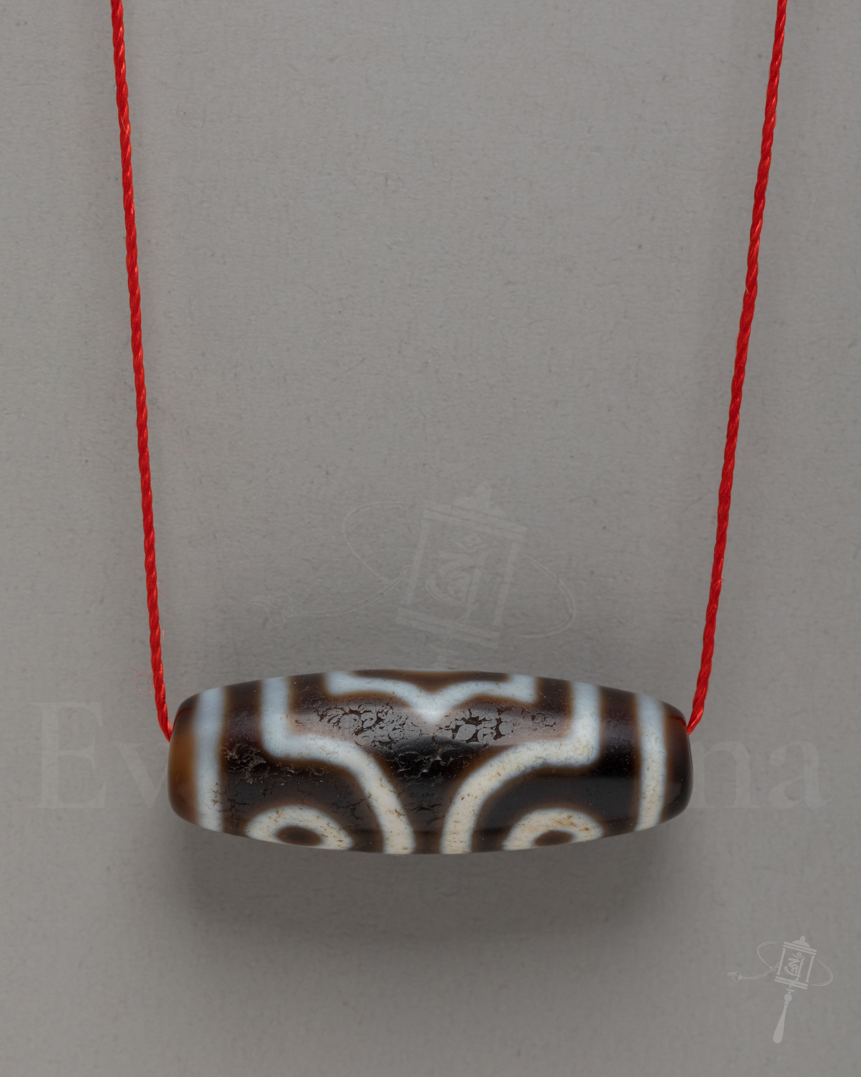 Tibetan Shrine Locket | Sacred Dzi Bead Spiritual Amulet
