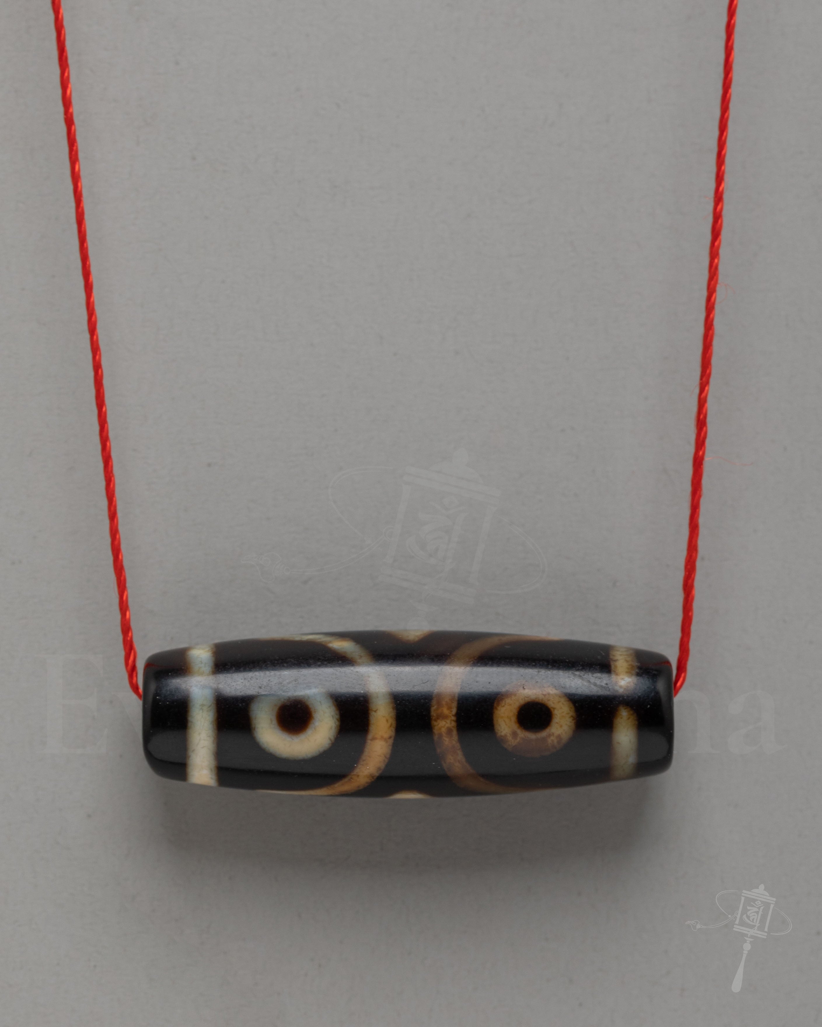 Tibetan Shrine Locket | Sacred Dzi Bead Spiritual Amulet