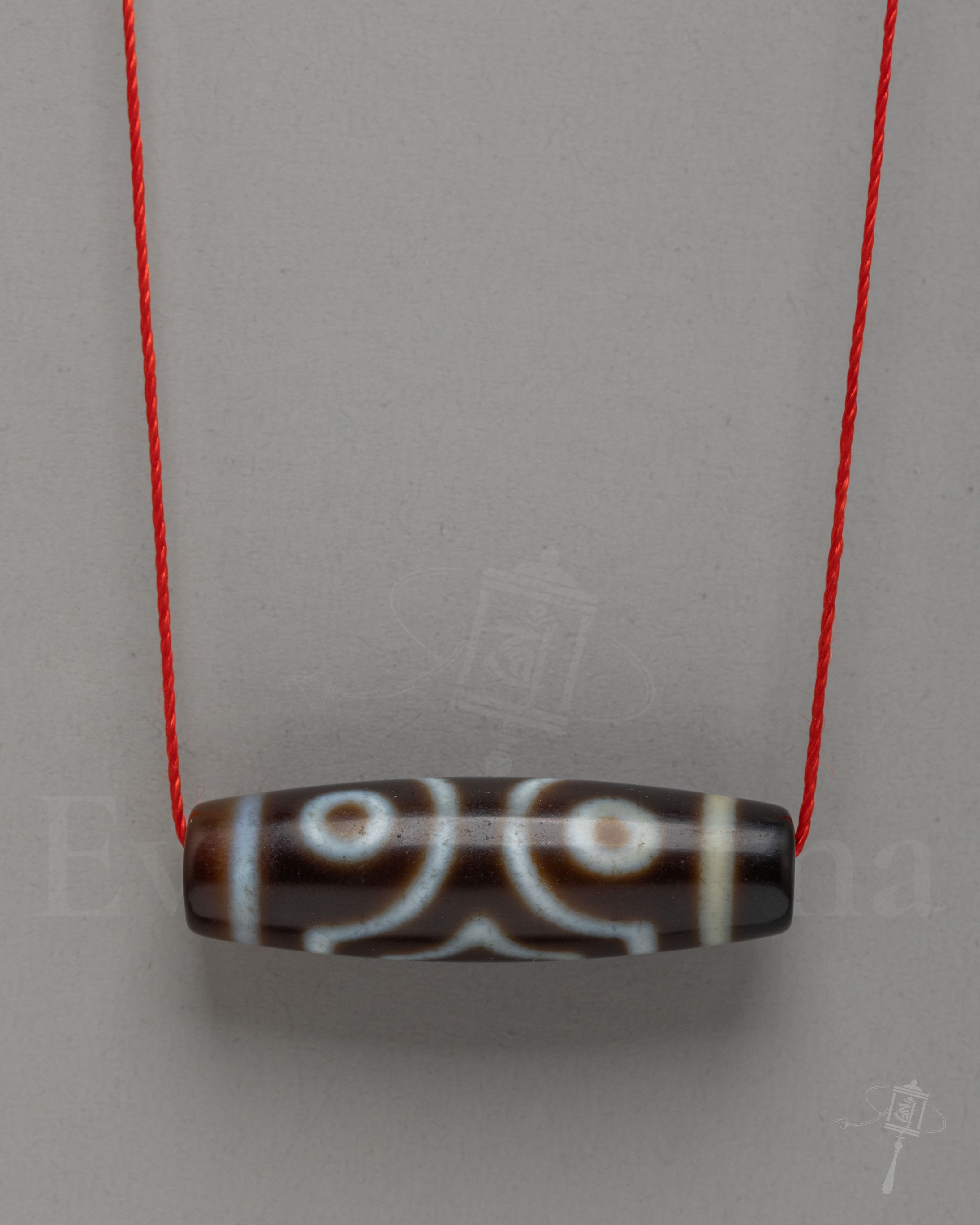 Tibetan Shrine Locket | Sacred Dzi Bead Spiritual Amulet