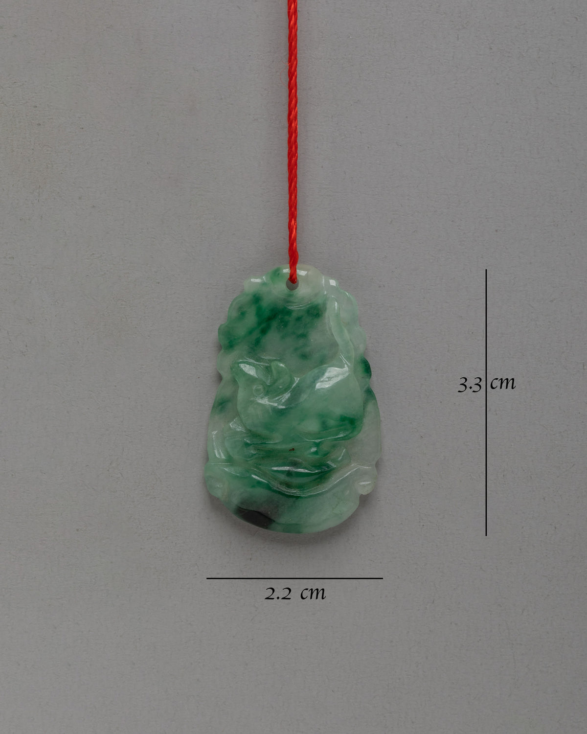 Sacred Tibetan Jade Locket Amulet | Hand Carved Jade Spiritual Pendant