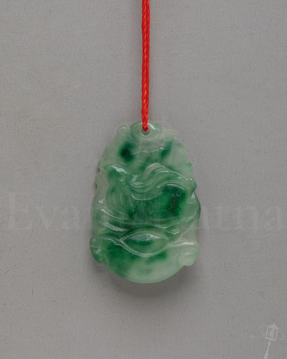 Sacred Tibetan Jade Locket Amulet | Hand Carved Jade Spiritual Pendant