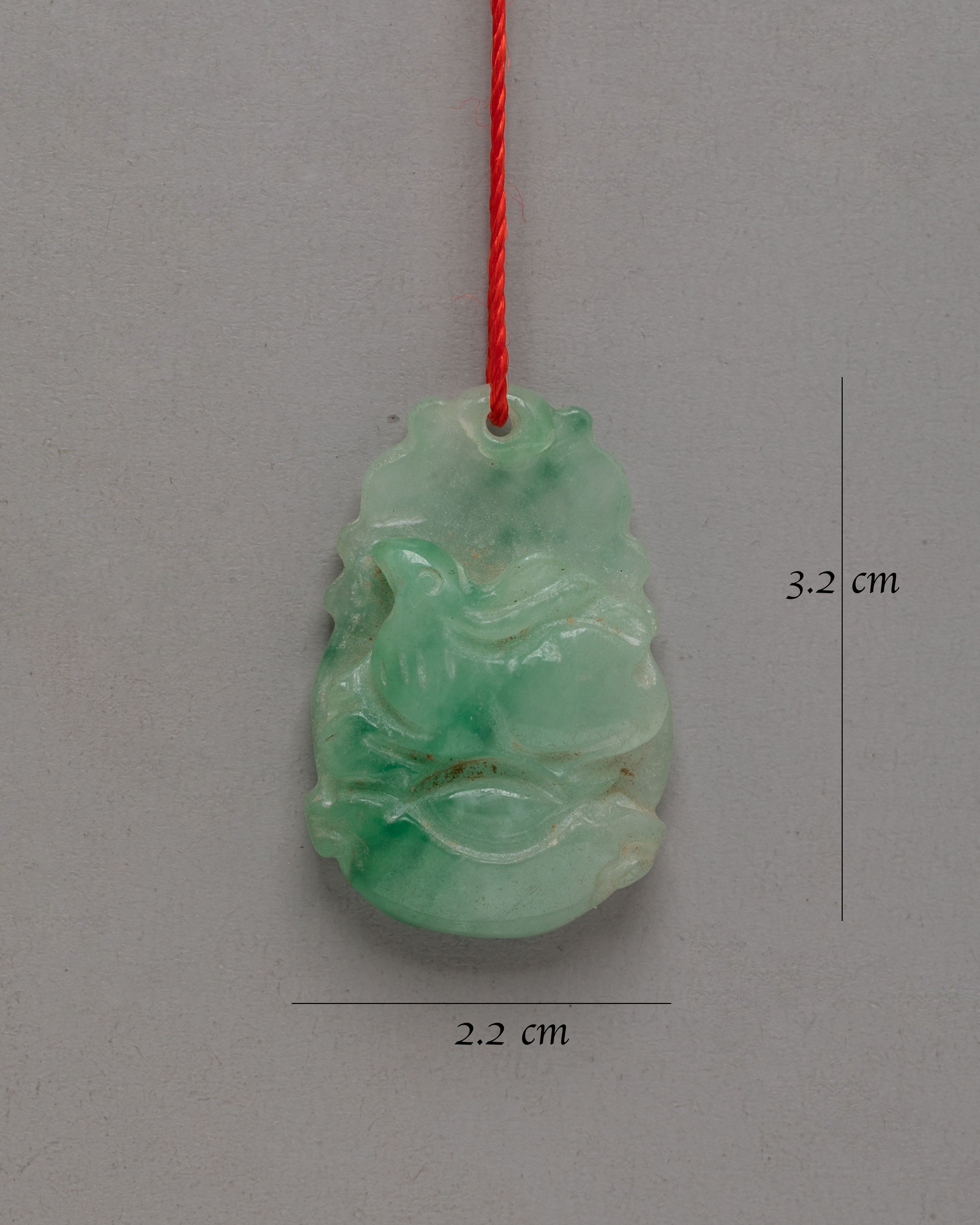 Sacred Tibetan Jade Locket Amulet | Hand Carved Jade Spiritual Pendant