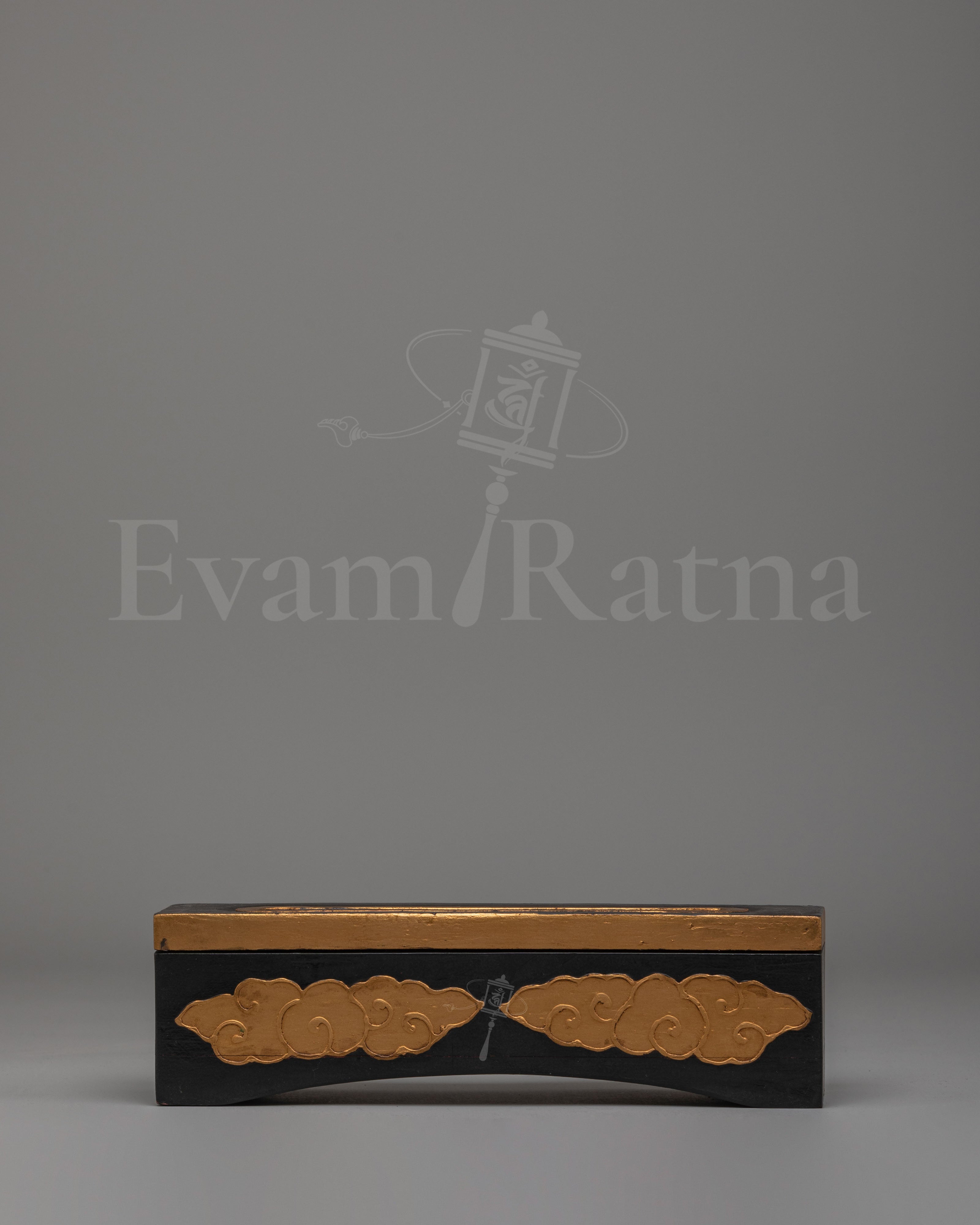 Buddhist Wooden Incense Burner | Spiritual Altar Decor