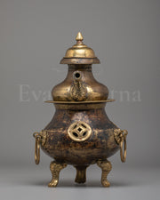 Vajrayana Offering Incense Burner | Buddhist Ritual Offering Tool