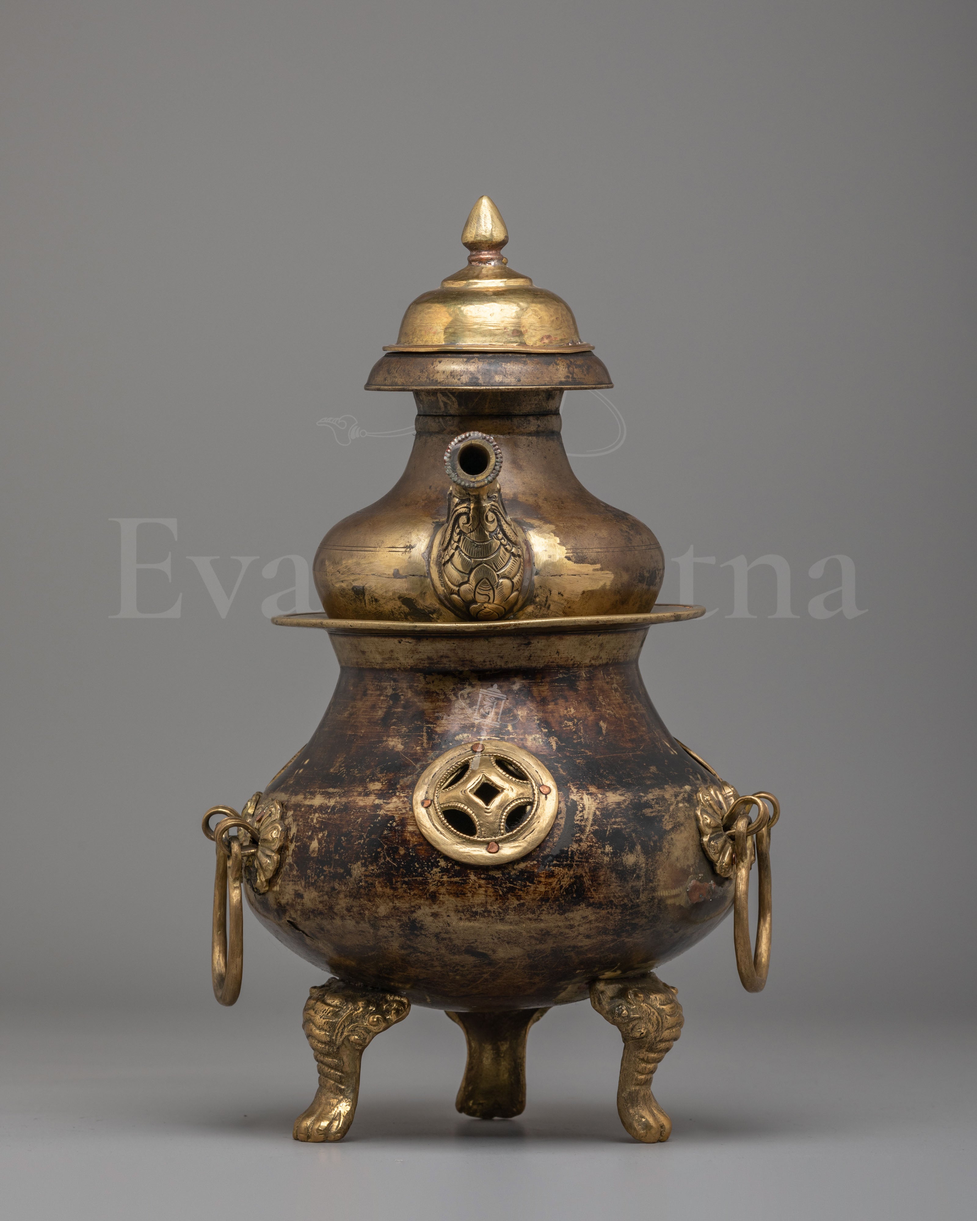 Vajrayana Offering Incense Burner | Buddhist Ritual Offering Tool