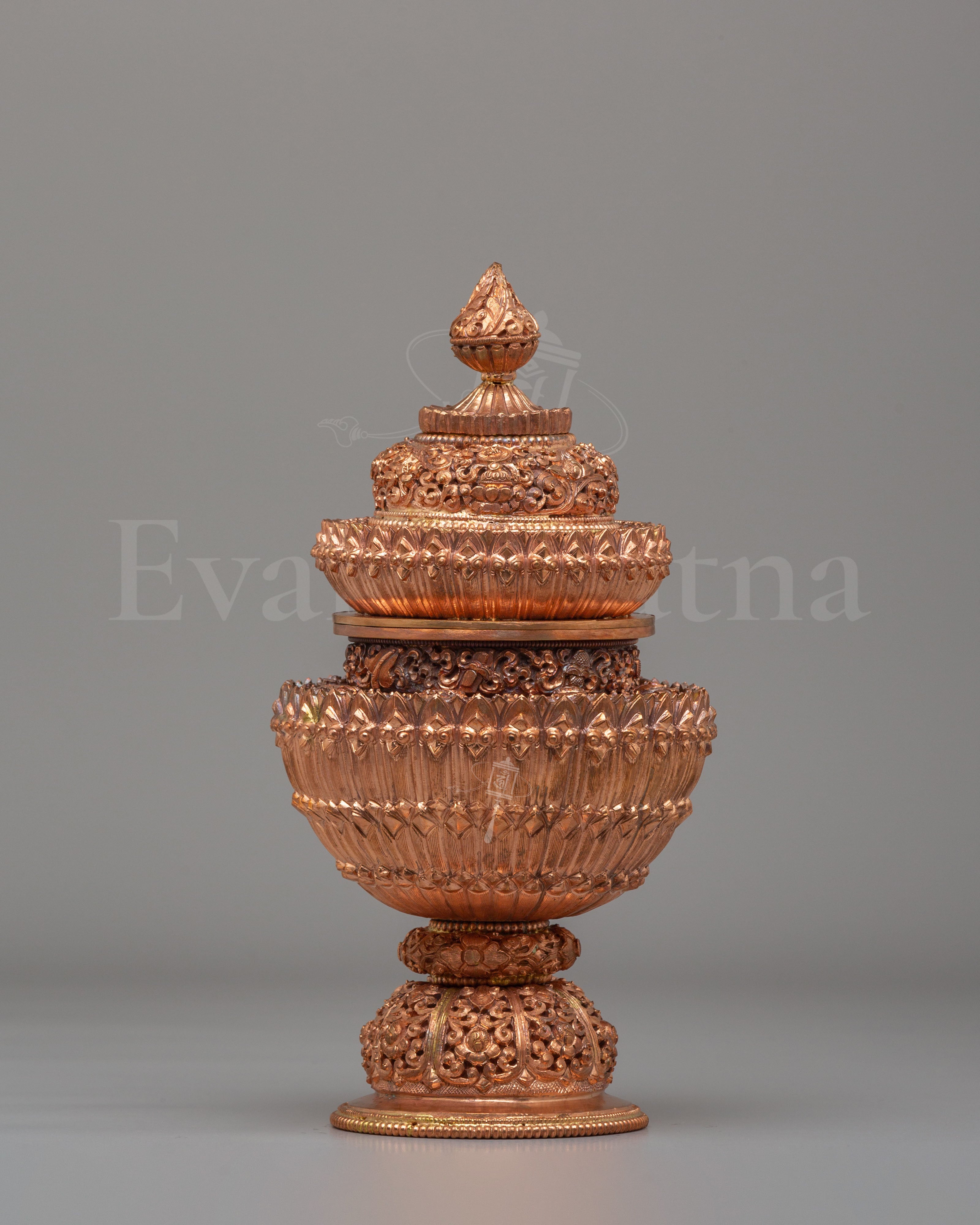 Handmade Dhupur Rice Pot | Tibetan Buddhist Ritual Vessel