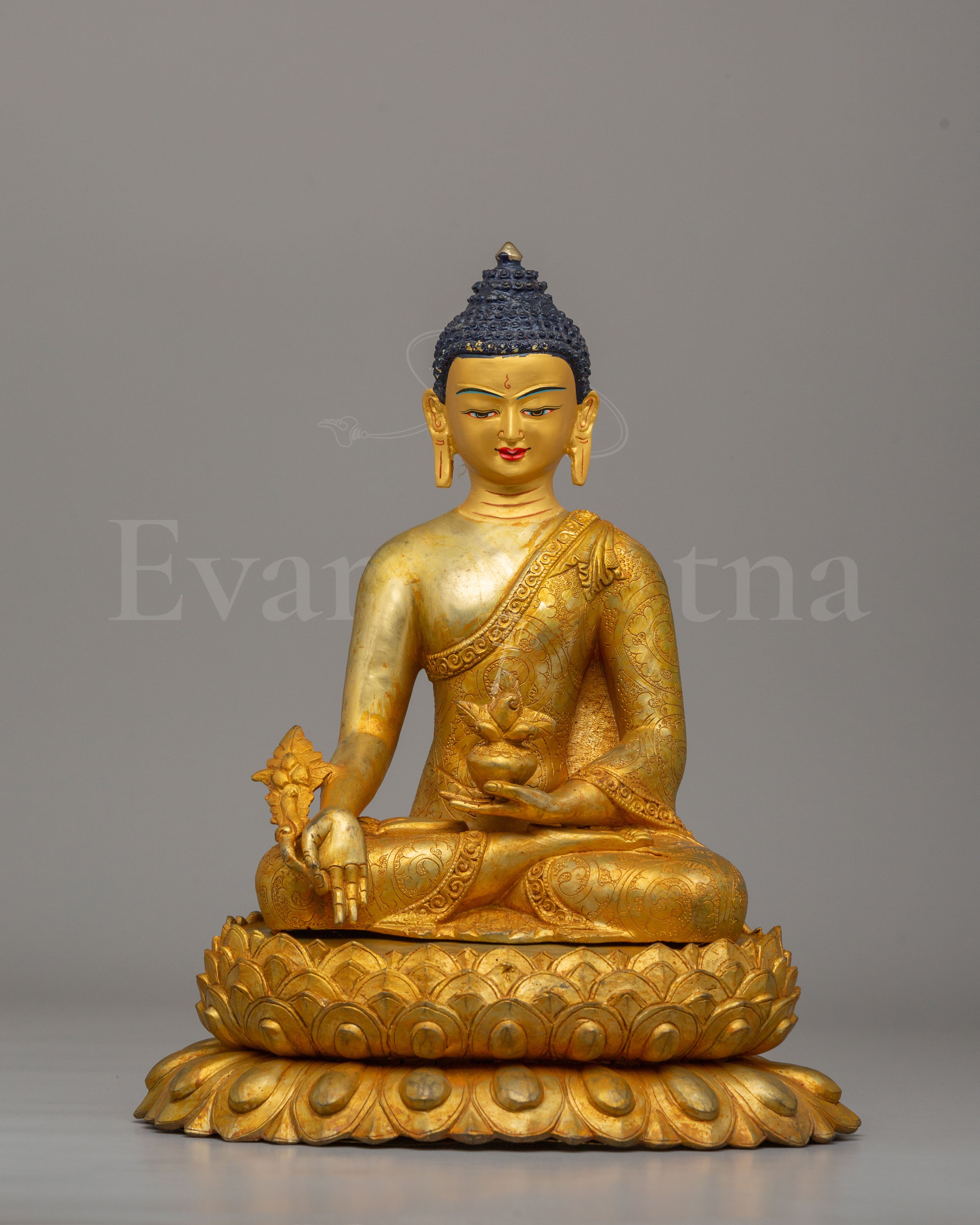 Divine Medicine Buddha Sculpture | Sacred Spiritual Art