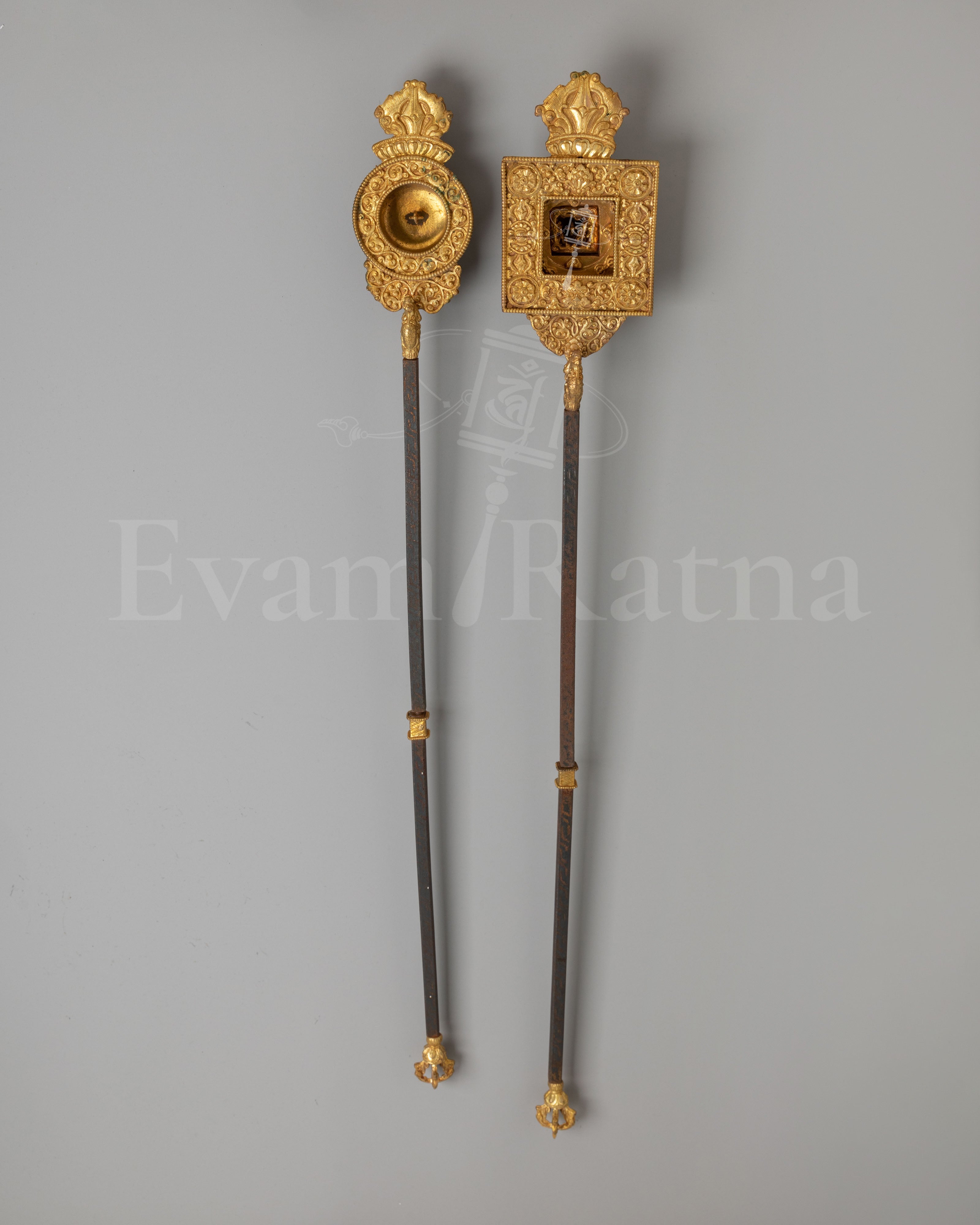 Gangsa Ganglu Ceremonial Tool | Handcrafted Ritual Tools for Sacred Ceremonies
