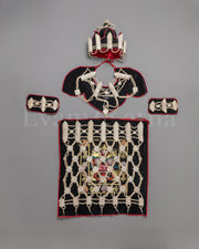 Handcrafted Ritual Guru Fabric | Five Dhyani Buddha Ceremonial Attire