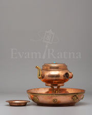 Traditional Water Offering Ritual Set | Spiritual Decor for Altar