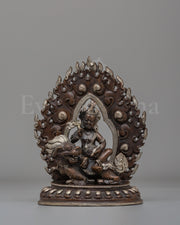 Buddhist Wealth Deity Namtoshe Sculpture | Tibetan Guardian Deity