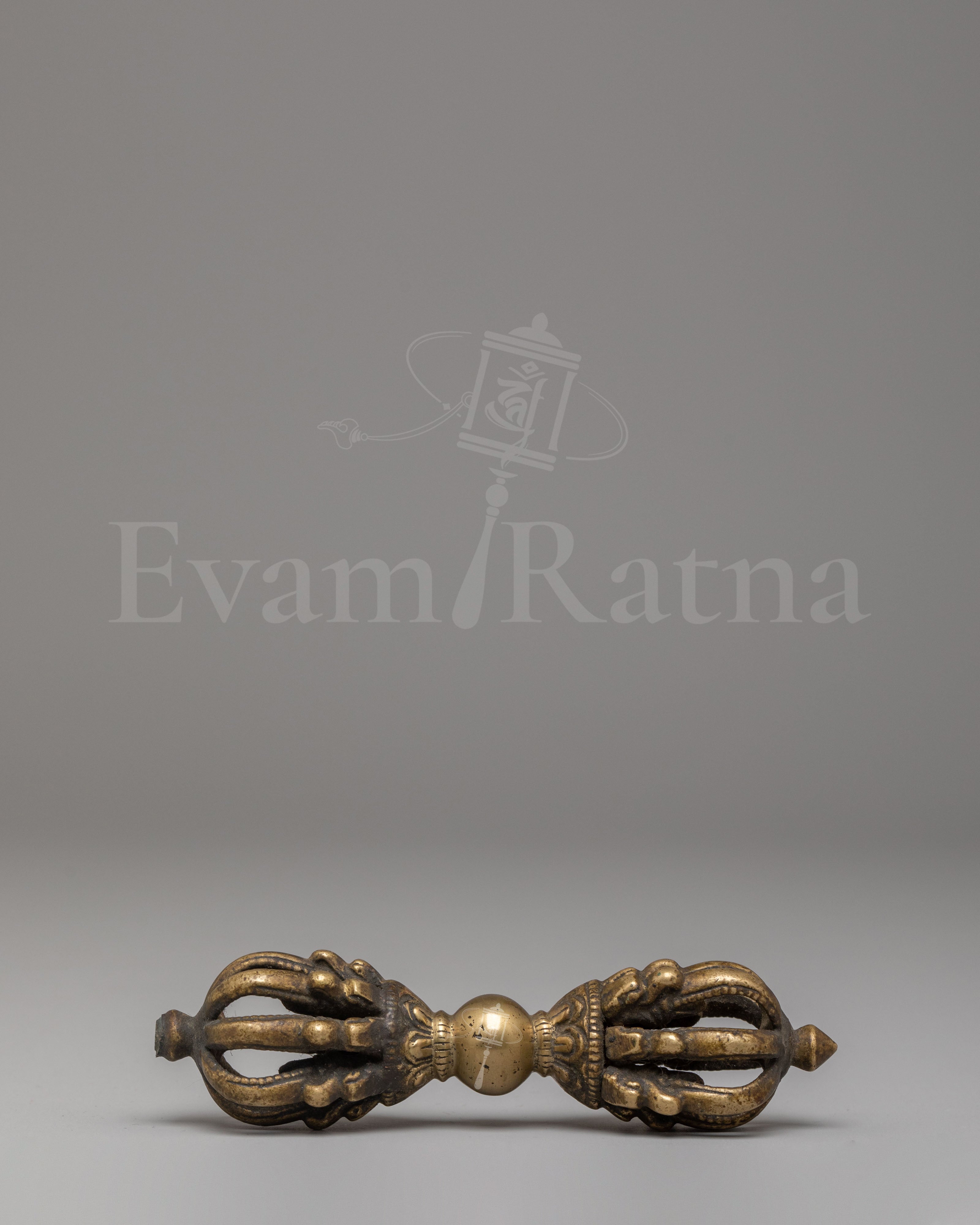 Sacred Tibetan Dorje Vajra | 20 Year Old Tibetan Dorje Ritual Instrument
