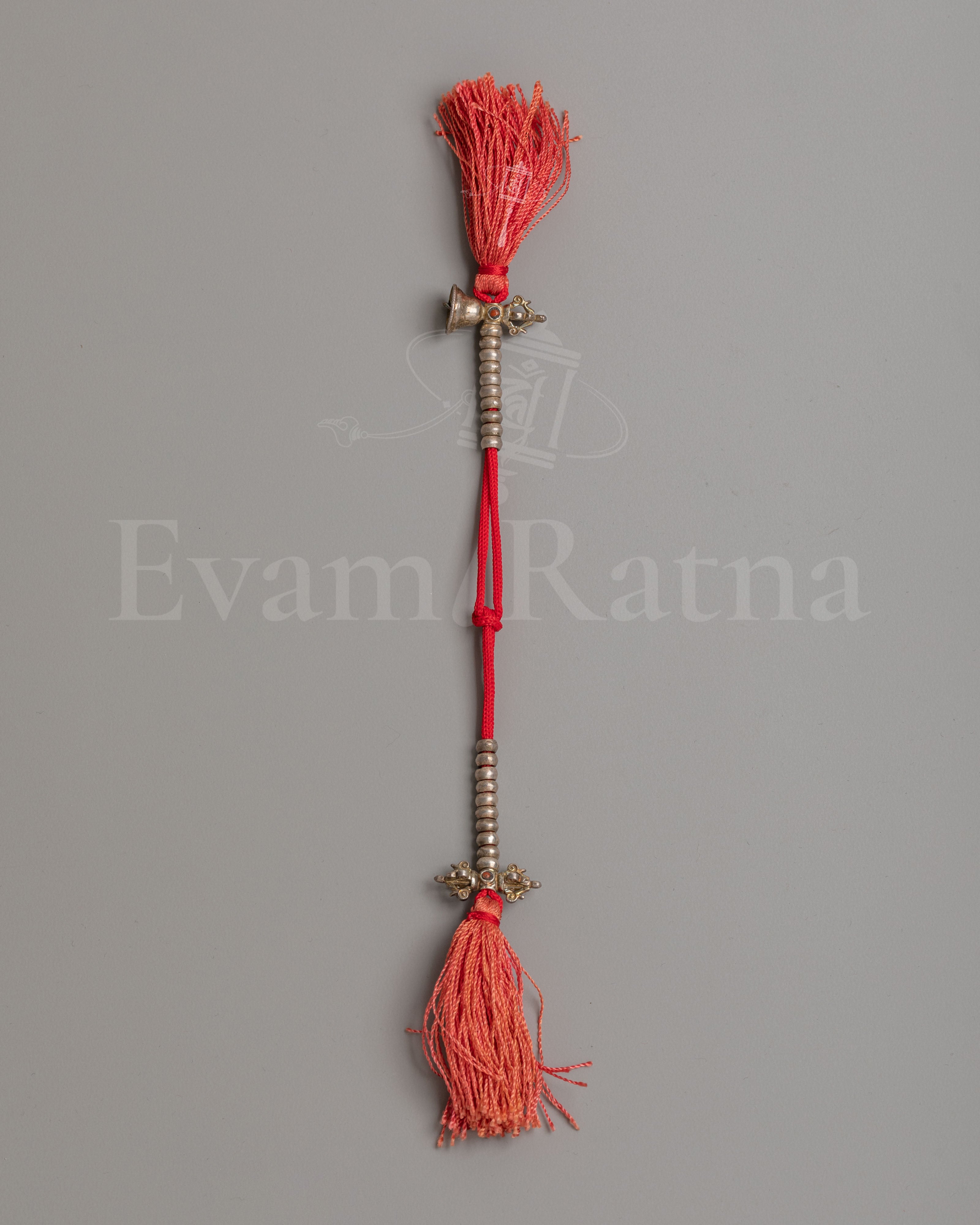 Traditional Buddhist Chupsel | Silver Tibetan Mala Counter