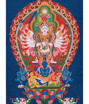 Goddess SiddhiLakshmi Canvas Print