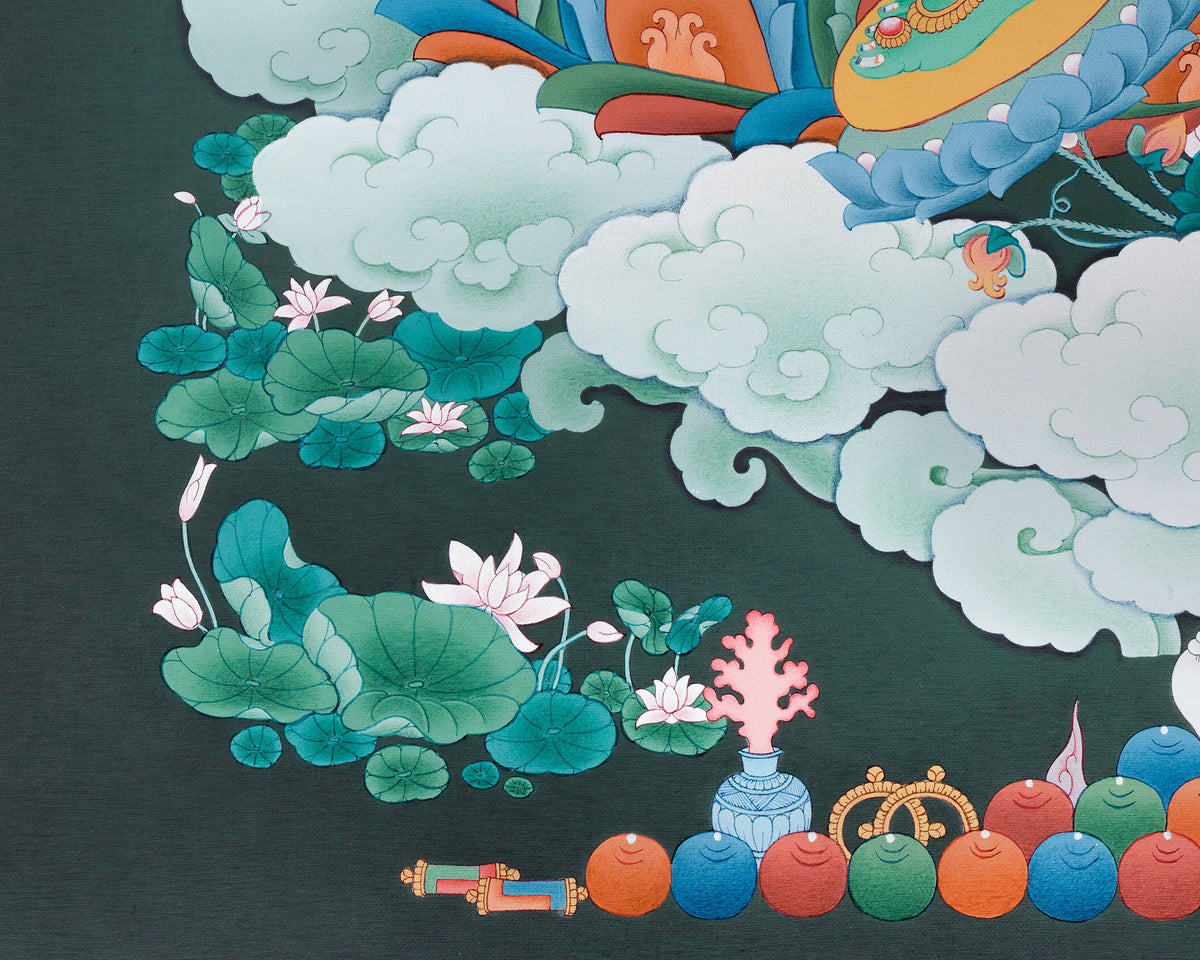 Goddess Green Tara Print | Tibetan Deity of Healing and Swift Protection