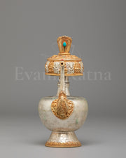 Handcrafted Tibetan Bhumba Ritual Vessel 